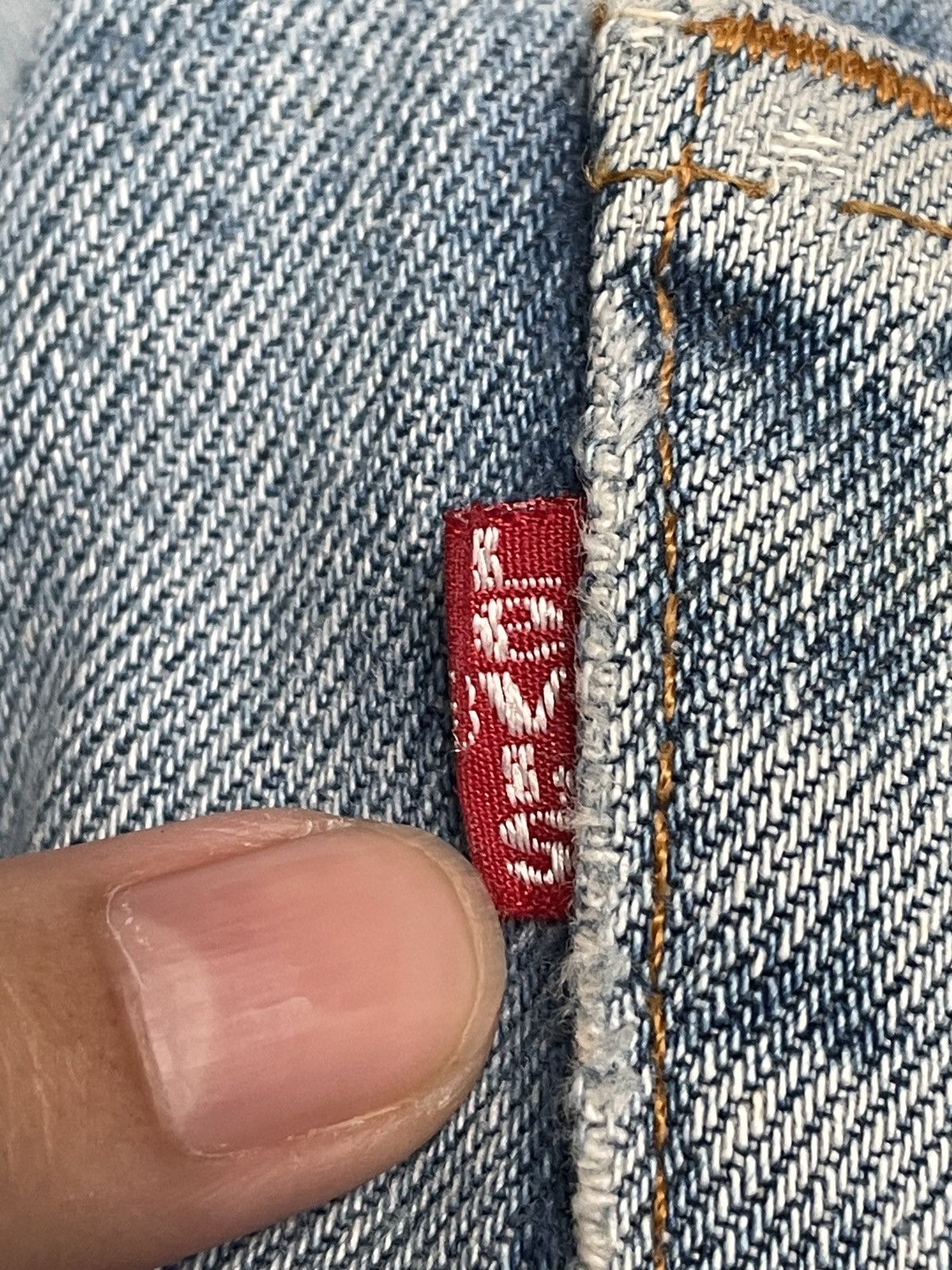 Levi's 32x34 Rare Design Vintage Levis 501 Made In Usa Jeans 1980s Size US 32 / EU 48 - 9 Thumbnail