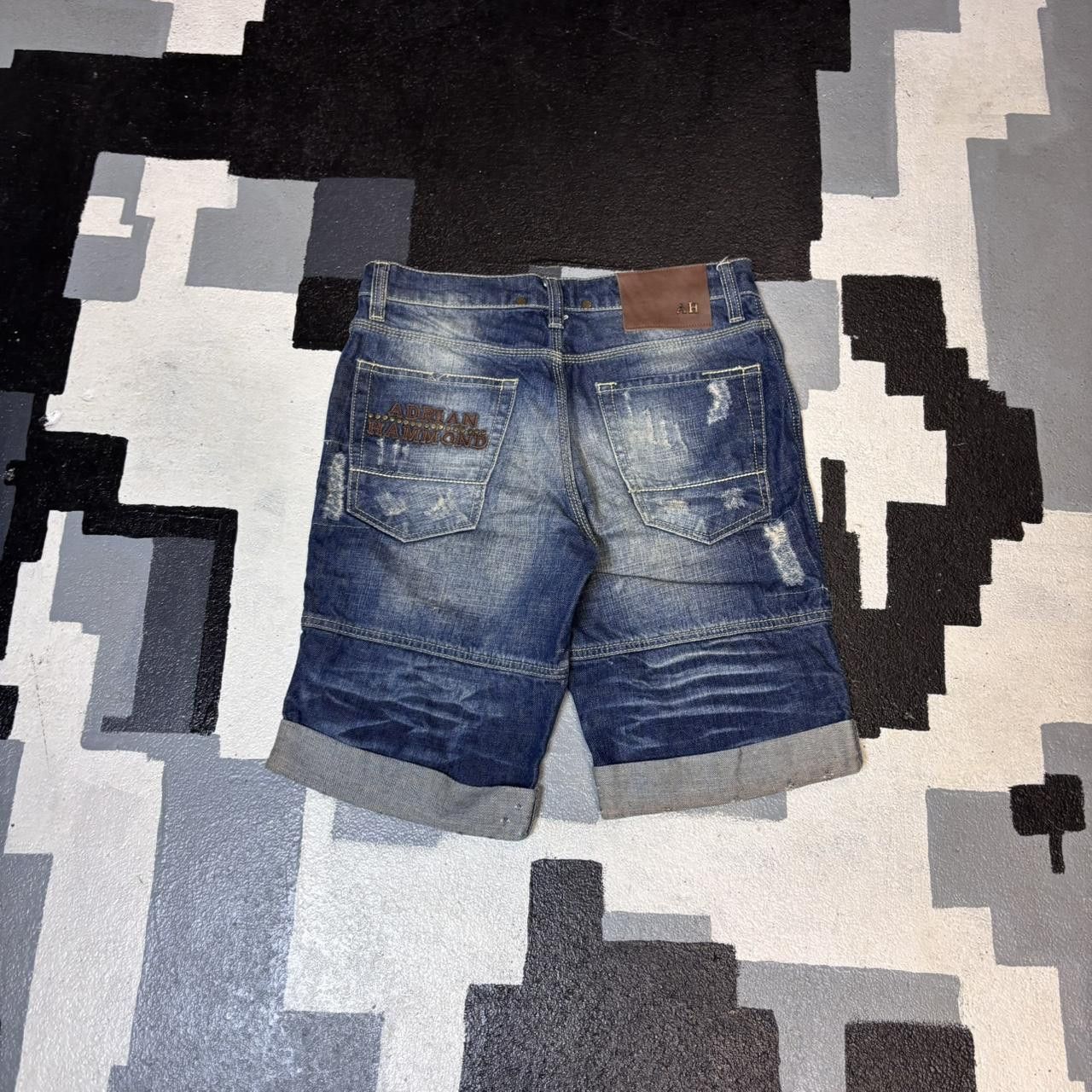 Japanese Brand × Vintage Vintage Adrian Hammond denim shorts Size US 31 - 5 Thumbnail