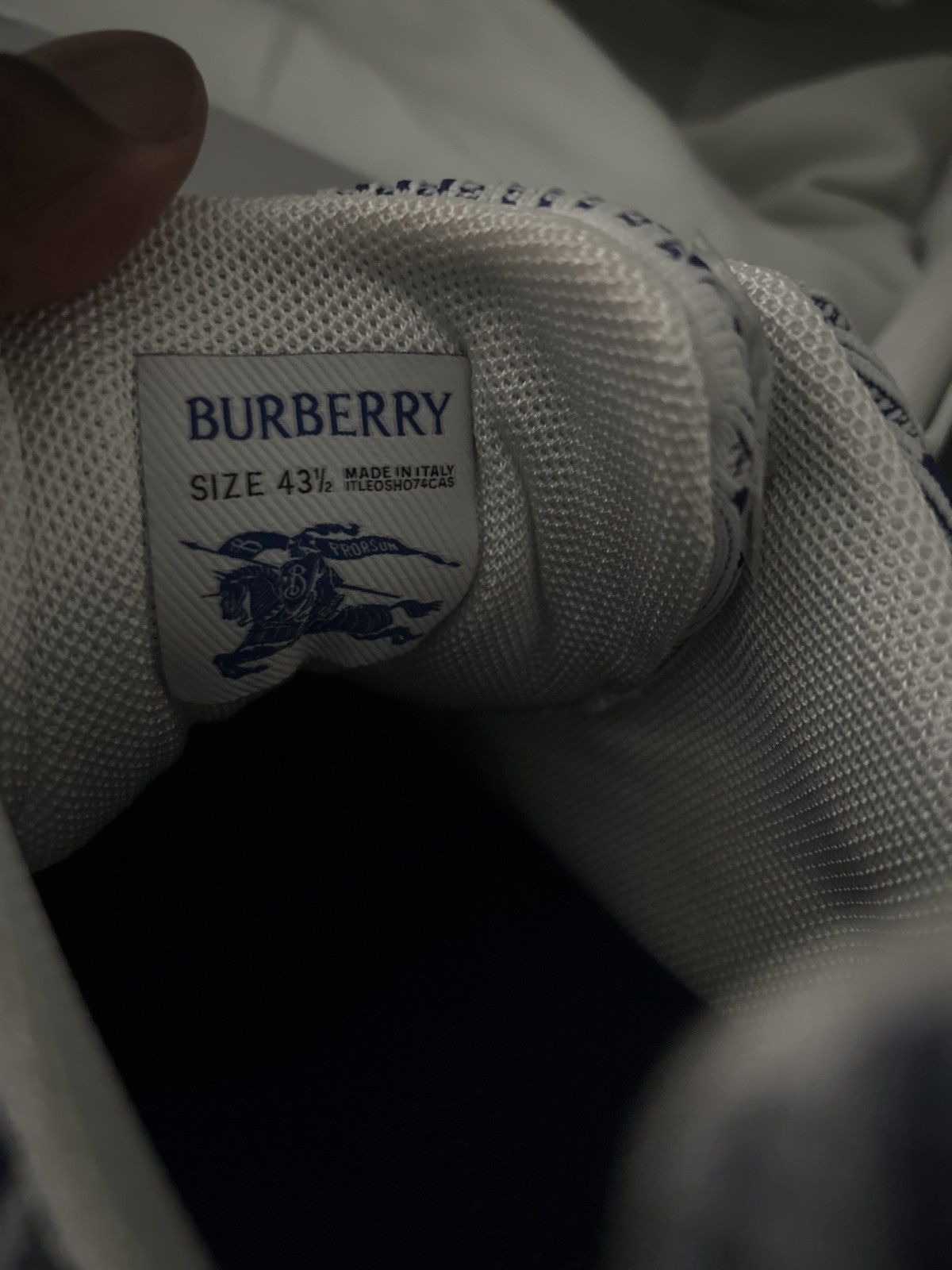 Burberry Burberry Low Top Trainers Size US 10 / EU 43 - 8 Thumbnail