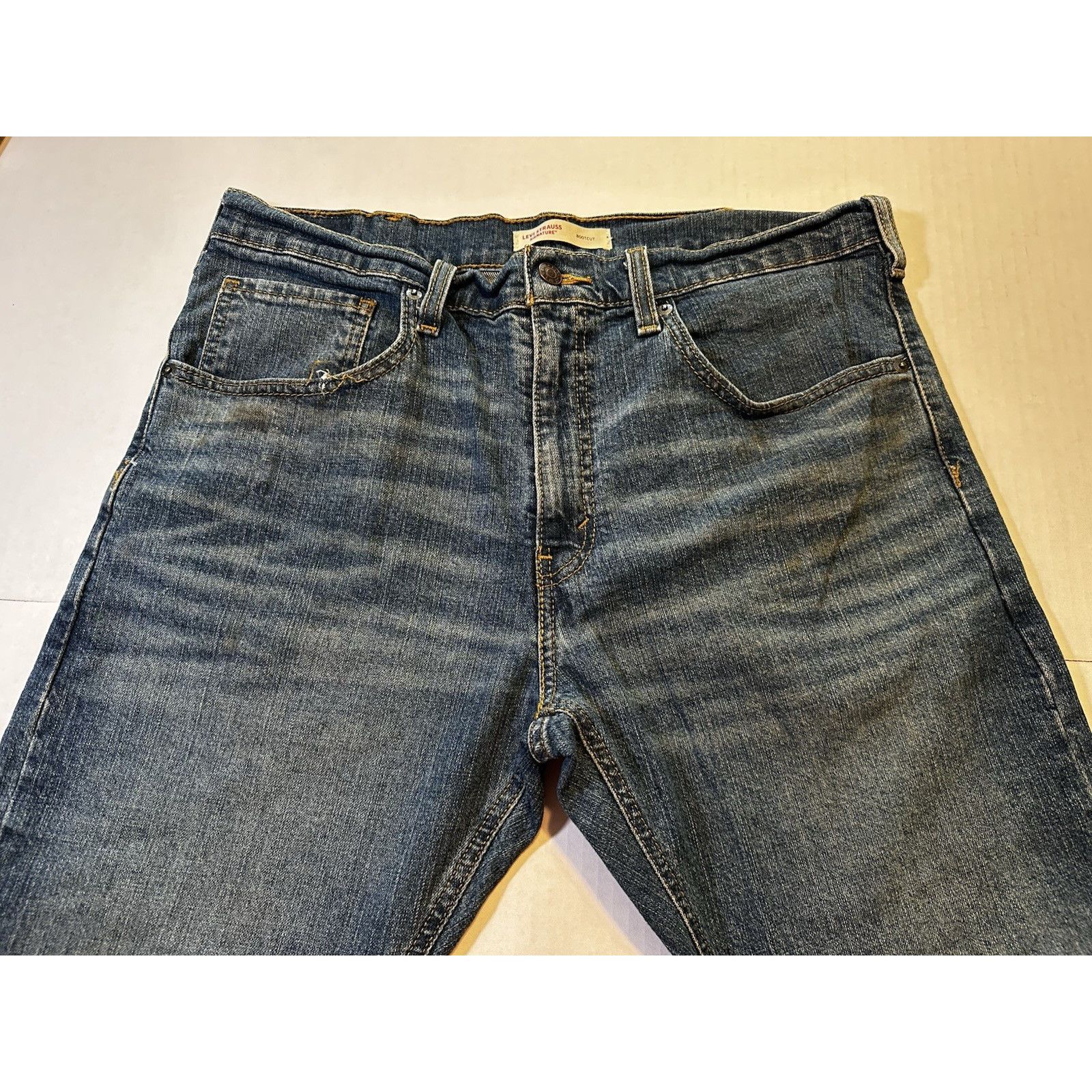 Levi's Levis Signature Bootcut Jeans 34x30 Denim Streetware Western Size US 34 / EU 50 - 3 Thumbnail