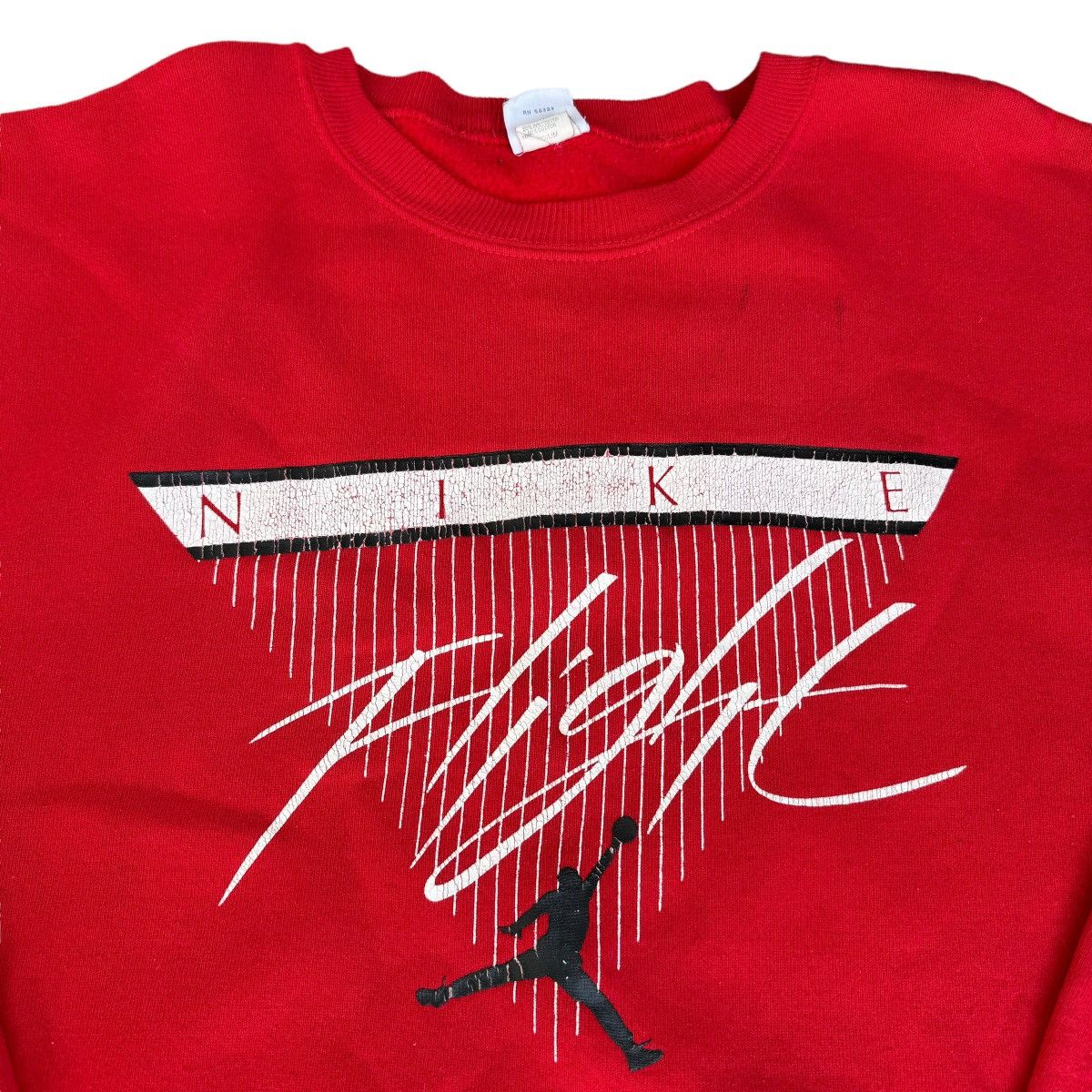 Jordan Brand × Nike 80s Nike Jordan Flight True Vintage Sweatshirt Pullover Size US M / EU 48-50 / 2 - 7 Thumbnail