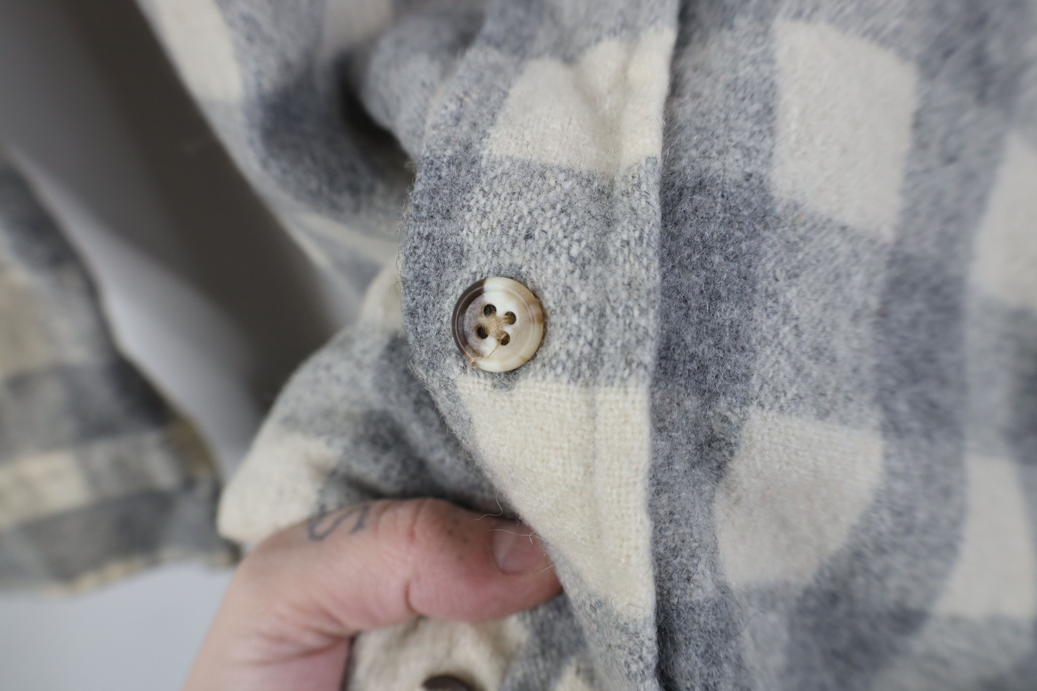 Vintage Vintage 70s Streetwear Double Pocket Button Shirt Plaid Size US S / EU 44-46 / 1 - 7 Thumbnail