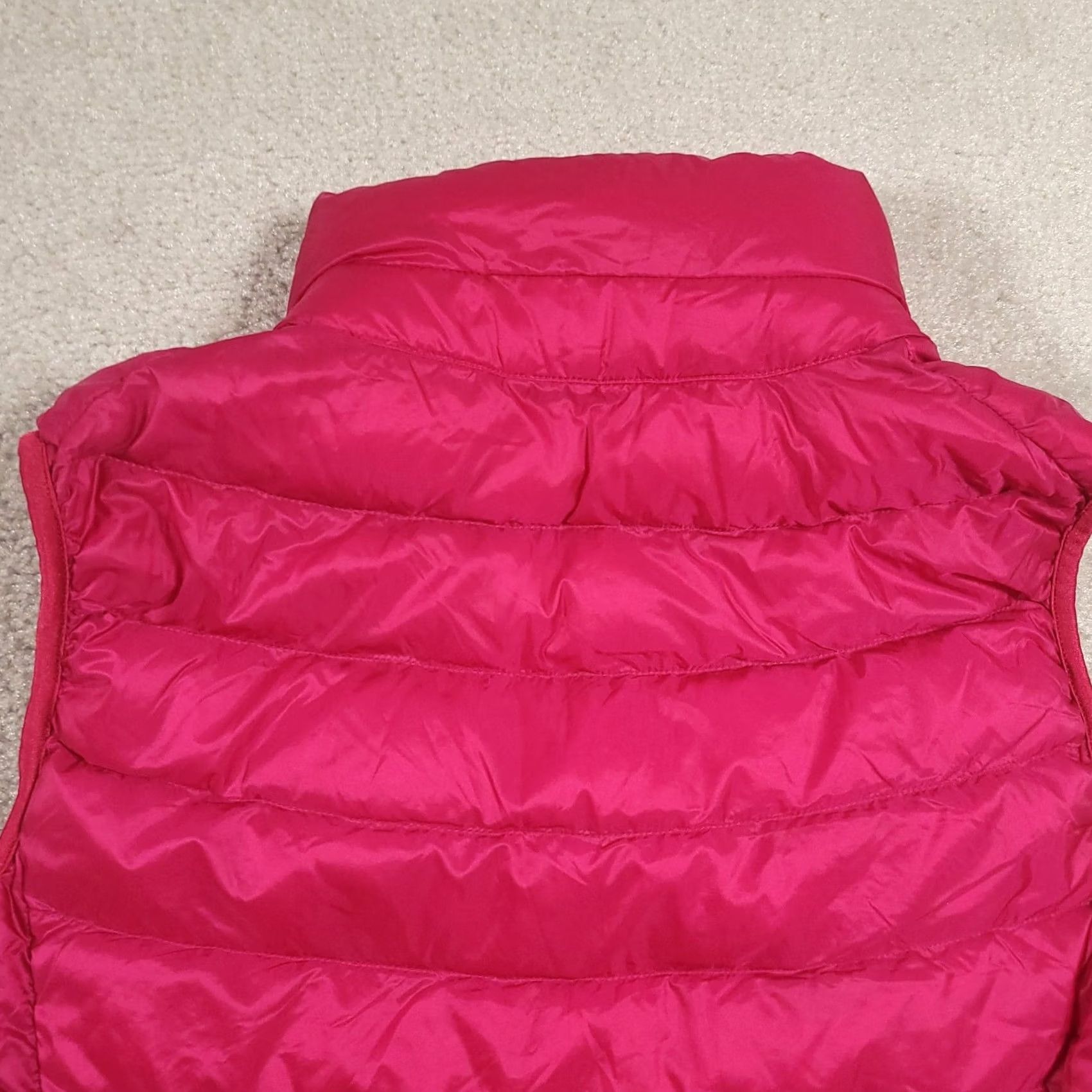 Uniqlo UNIQLO Women Lightweight Down Puffer Vest Pink Travel Medium Vest Women's M Pink Quilted Zipper Lined All Seasons Casual Travel Workwear Regular Size M / US 6-8 / IT 42-44 - 7 Thumbnail
