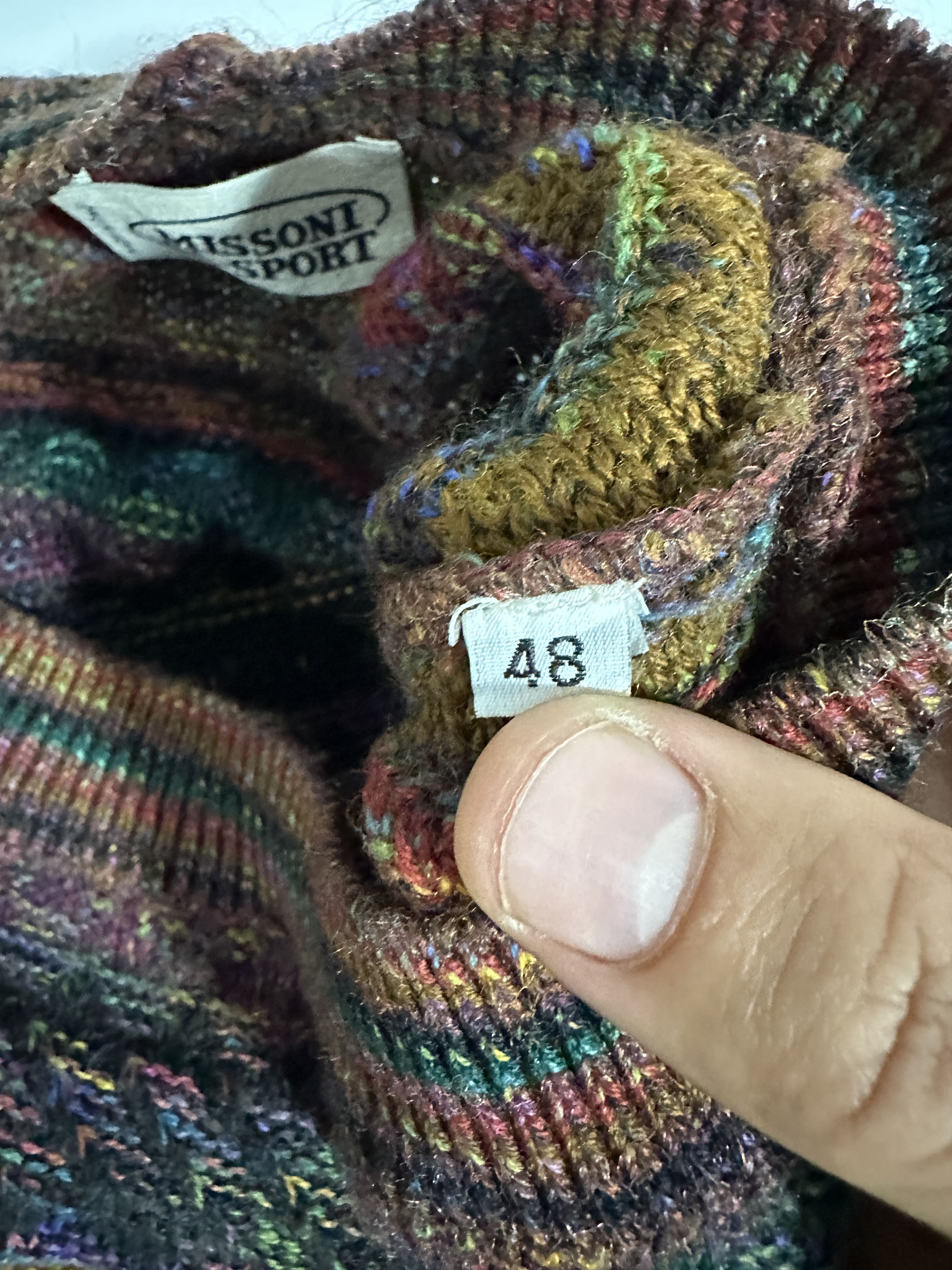 Missoni Rare Missoni Sport Striped Knit Wave Sweater Size M 48 Size US M / EU 48-50 / 2 - 6 Thumbnail