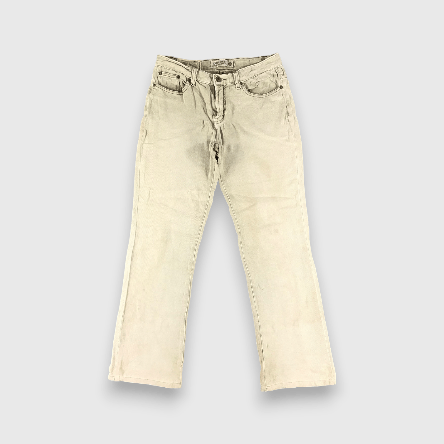 Japanese Brand Vintage Tanks Jeans-J2626 Size US 29 - 1 Thumbnail