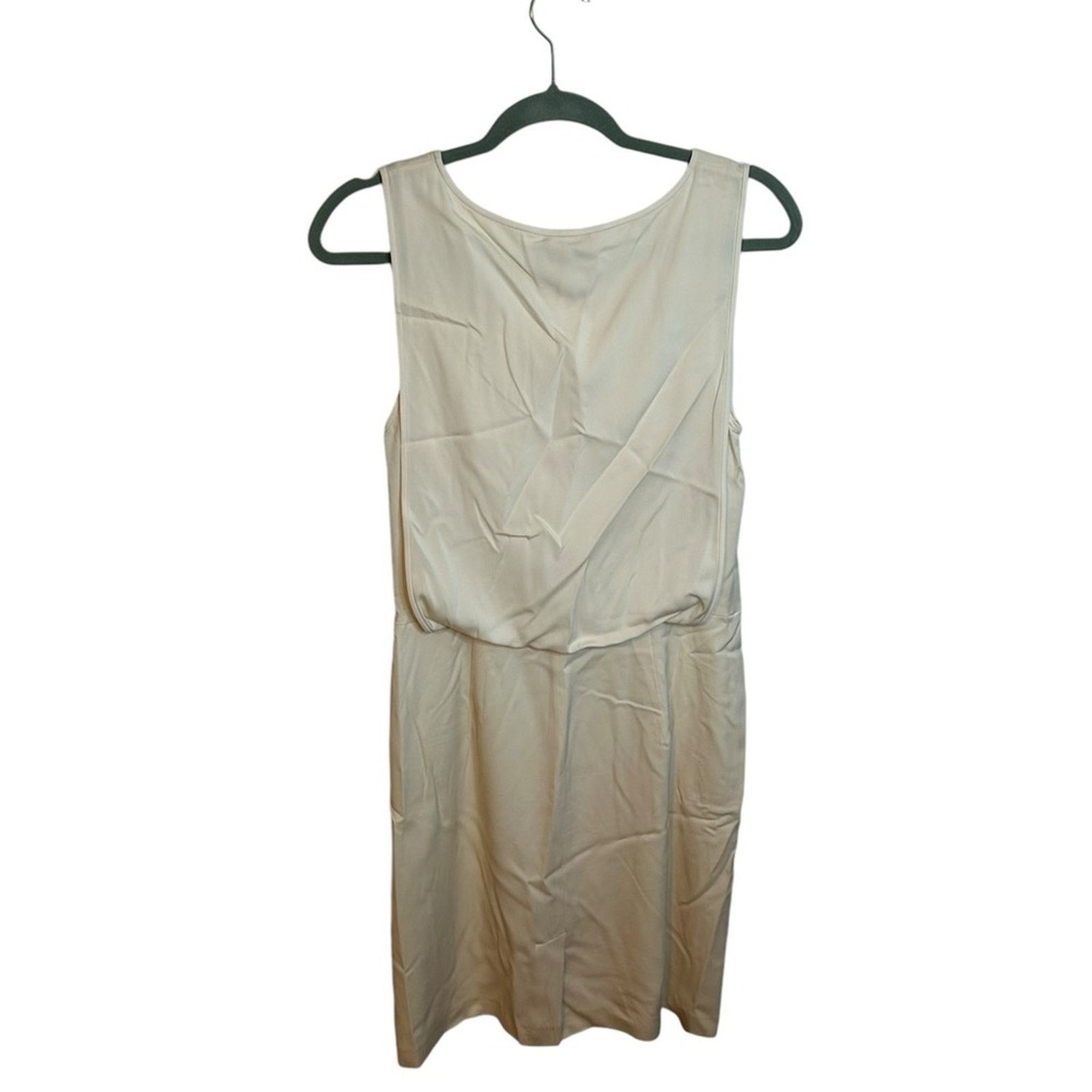 Theory Theory Off White Silk Apron Style Dress Size M / US 6-8 / IT 42-44 - 2 Thumbnail