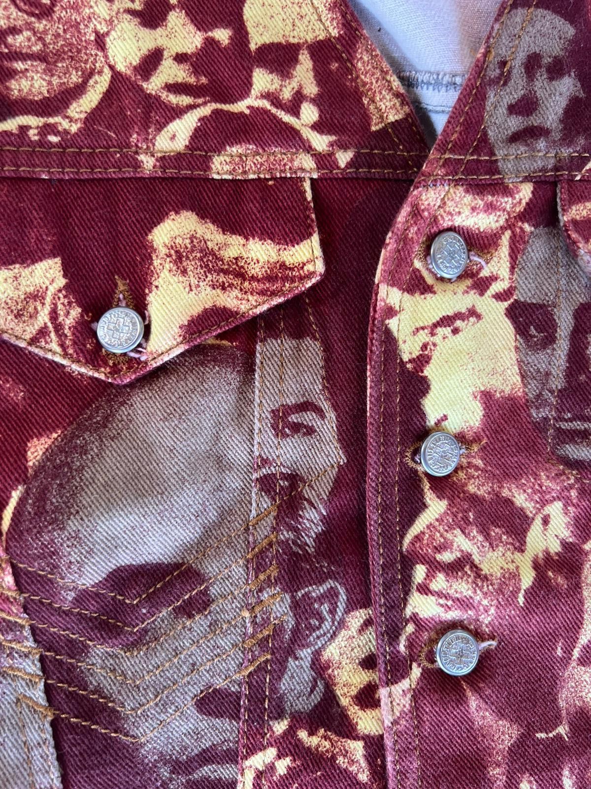 Jean Paul Gaultier A/W 1992 Denim Gilet "Faces" Size M / US 6-8 / IT 42-44 - 11 Thumbnail