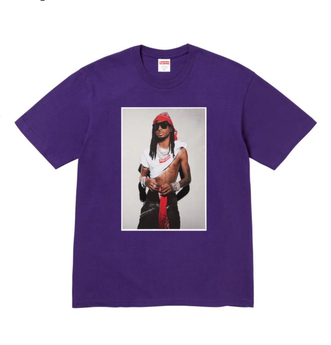 Supreme Supreme Playboy Carti Purple Tee Size US L / EU 52-54 / 3 - 1 Thumbnail