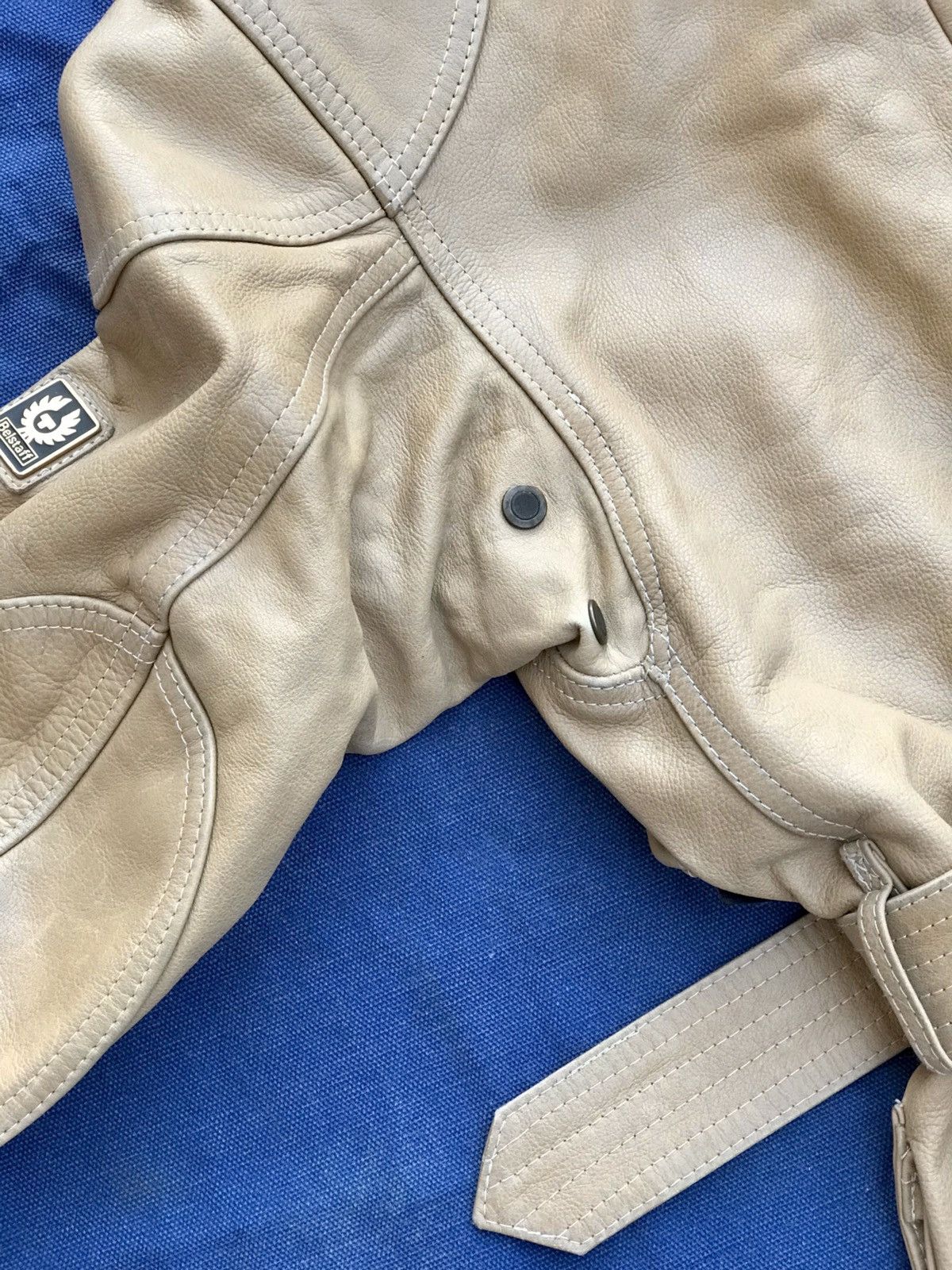 Belstaff BELSTAFF THICK FULL GRAIN VEG TANNED LEATHER JACKET Size M / US 6-8 / IT 42-44 - 13 Thumbnail