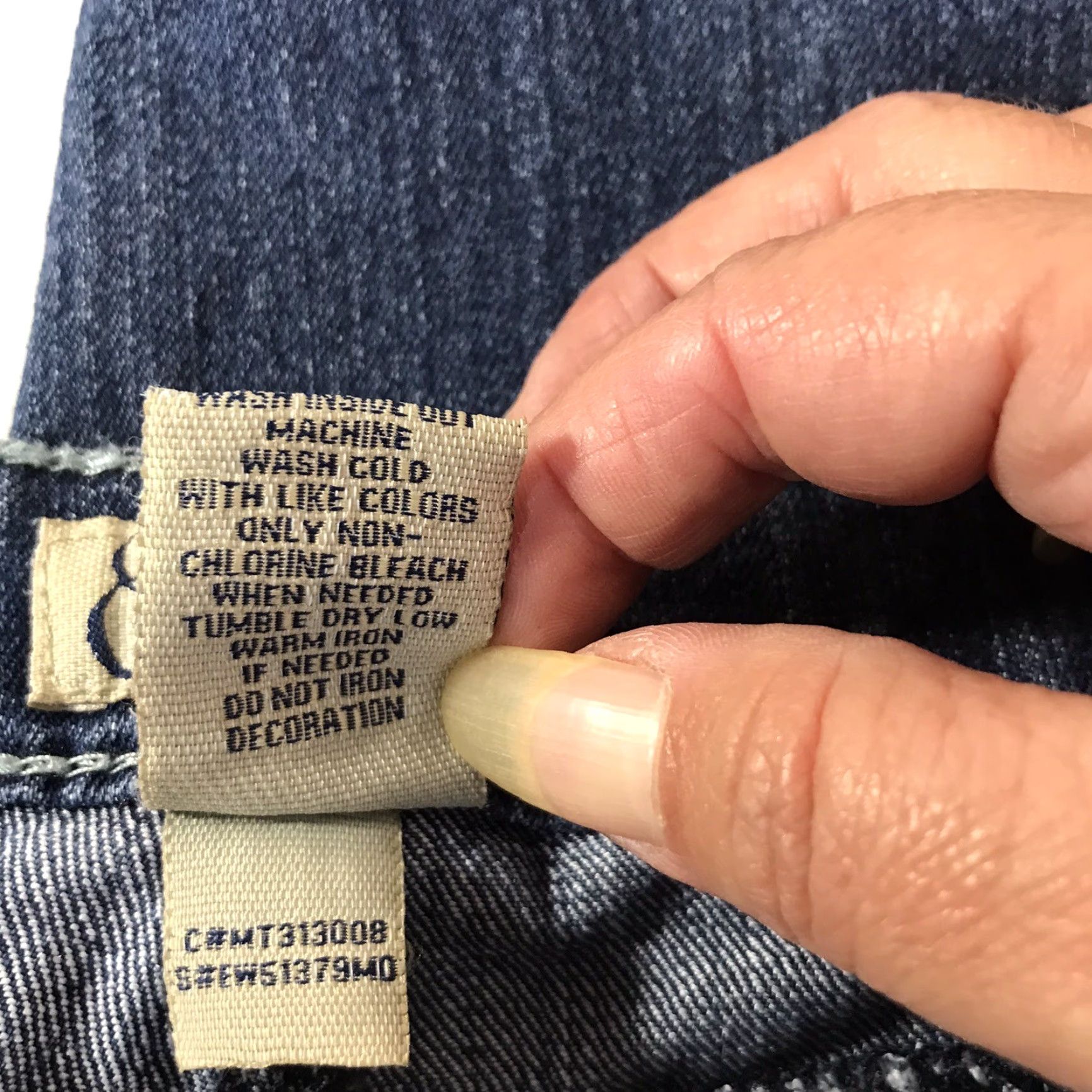 Vintage Earl Jean Jeans Women 8 Cropped Denim Blue Stretch Pockets Embroidered Rhinestone Zipper Womens Size 30" / US 8 / IT 44 - 6 Thumbnail