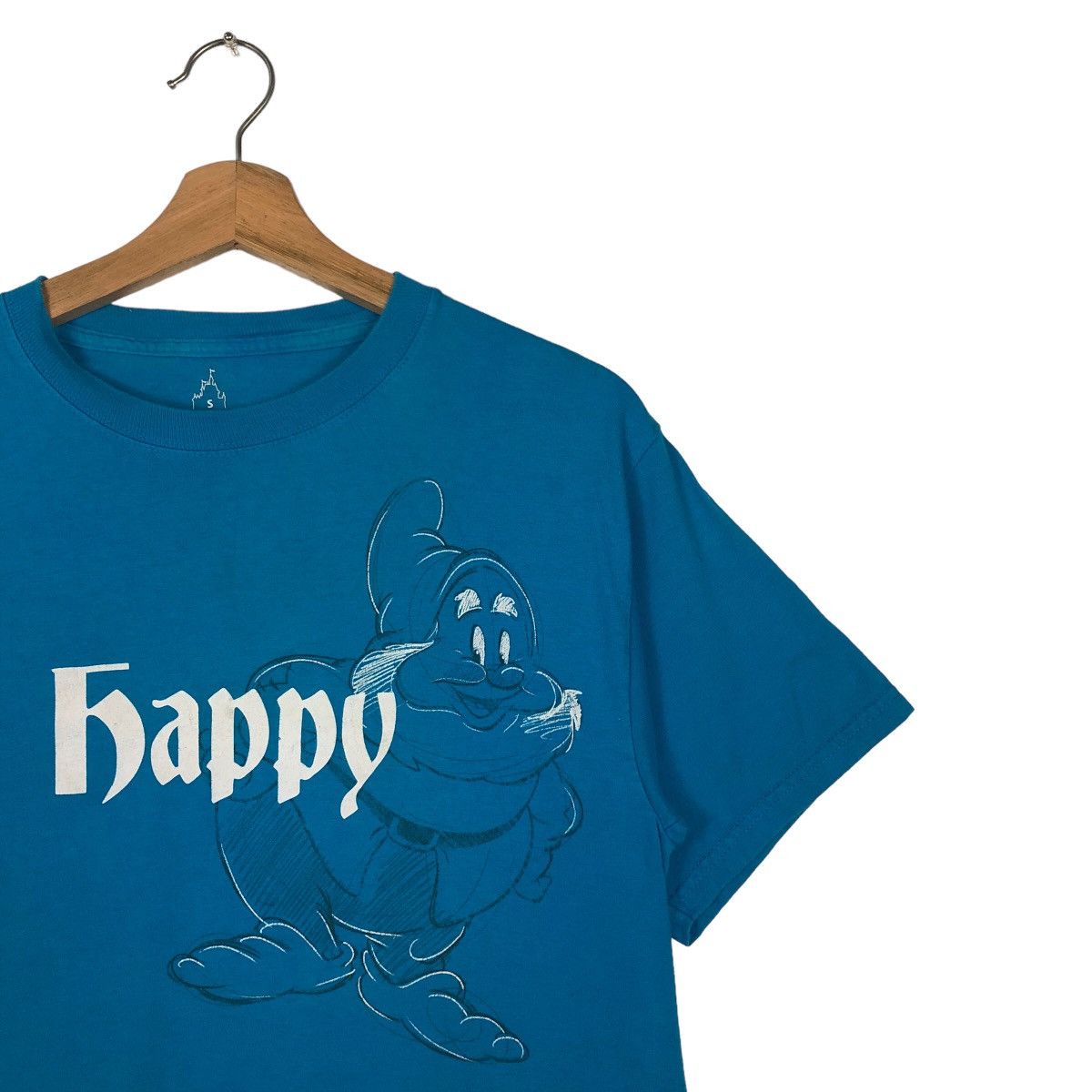 Disney 🔥90’s Vintage Disney Happy T-Shirt Big Logo Size US S / EU 44-46 / 1 - 6 Thumbnail