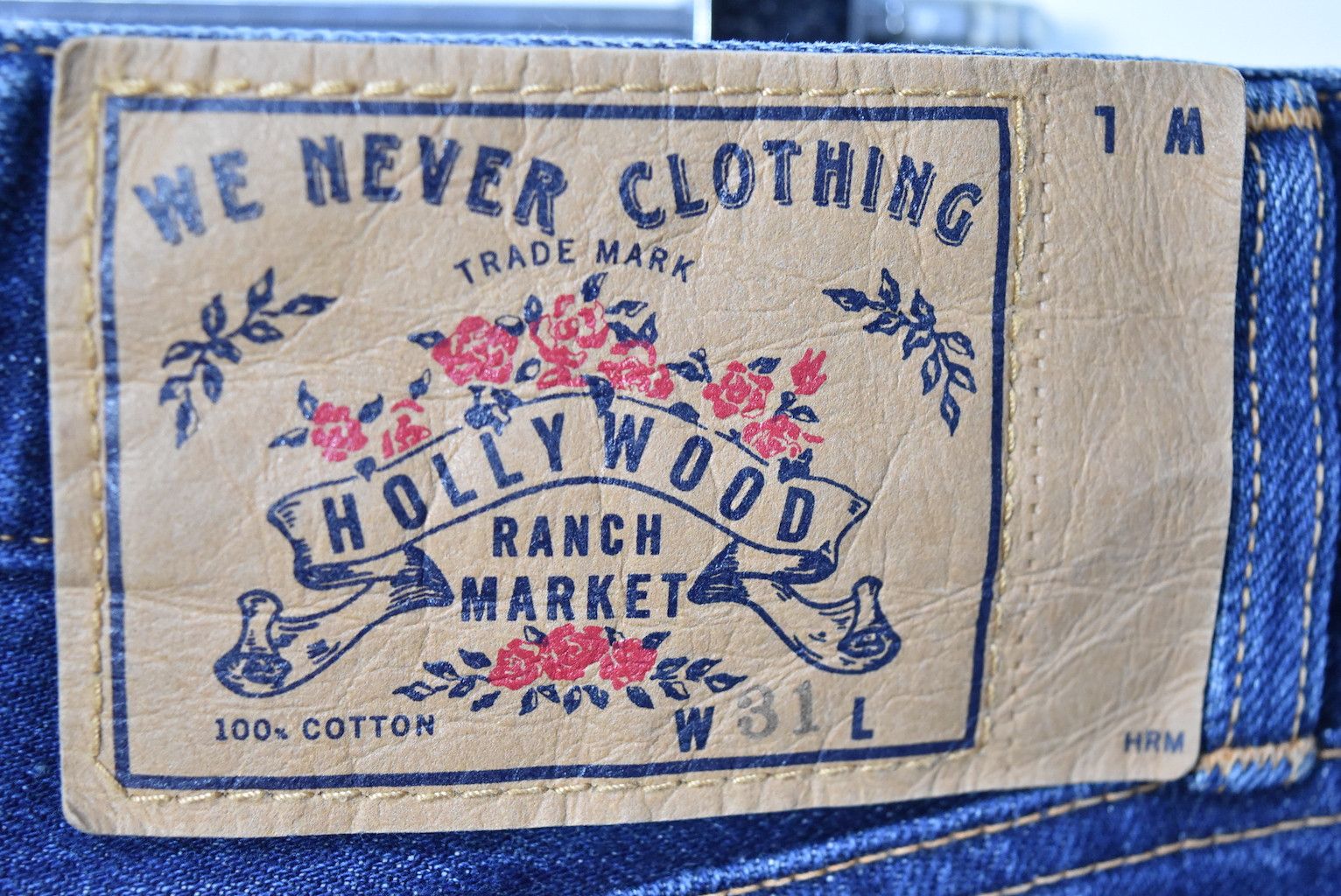 Blue Blue Japan H.R.MARKET Blue Denim Jeans 31 Made in Japan Size US 31 - 9 Thumbnail