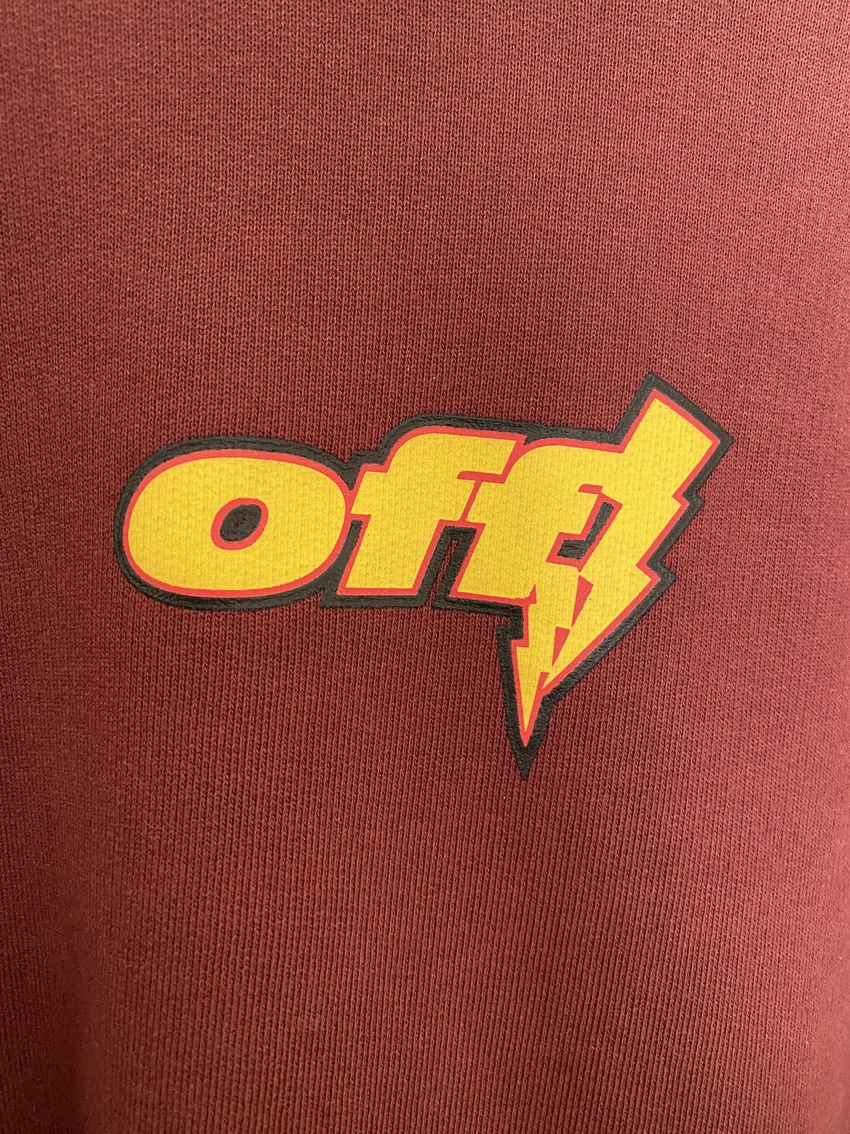 Off-White Off-White Thunder Crewneck Size Medium Size US M / EU 48-50 / 2 - 2 Thumbnail