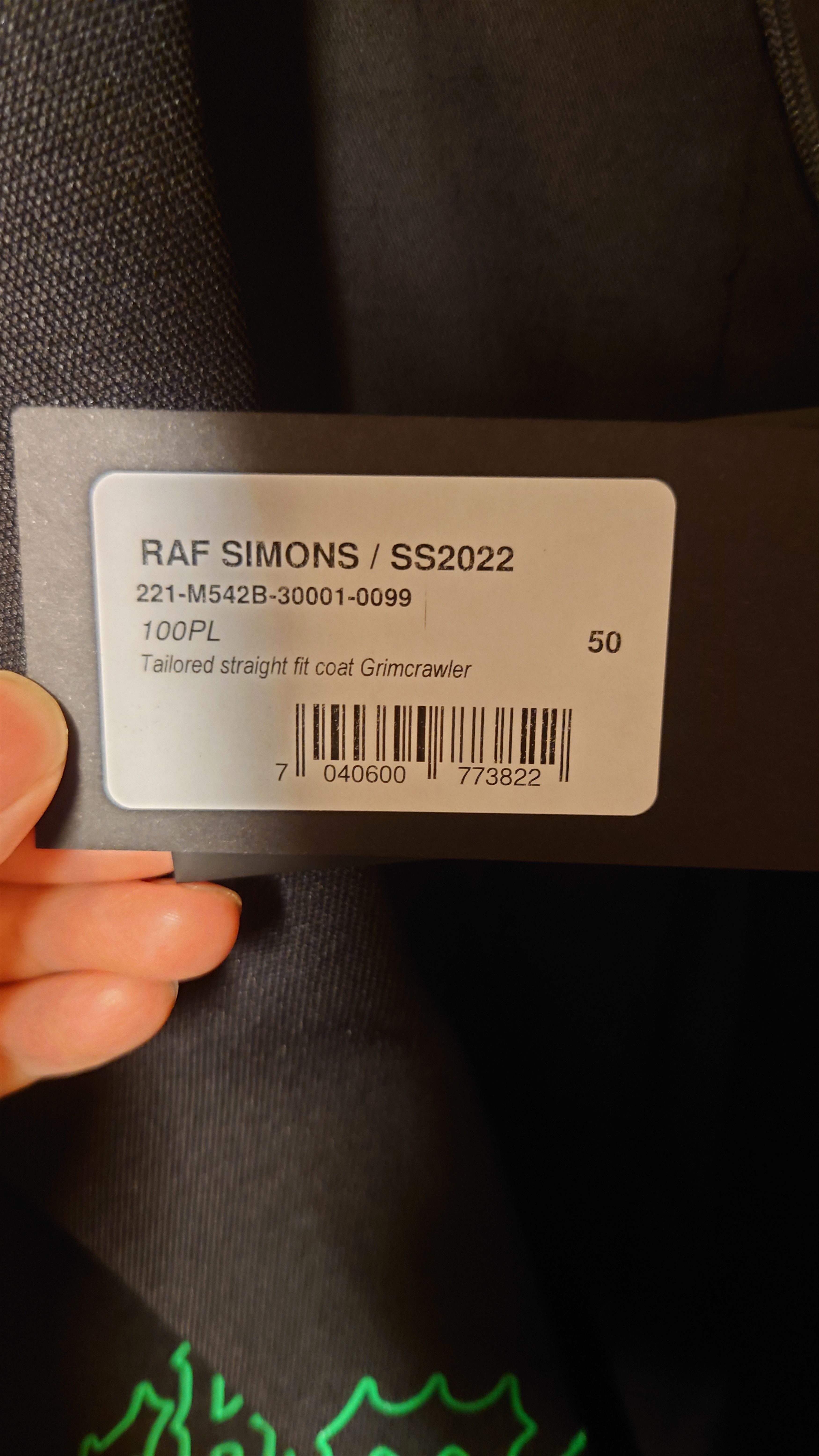 Raf Simons SS22 Grimcrawler Blazer Jacket Size US M / EU 48-50 / 2 - 2 Thumbnail