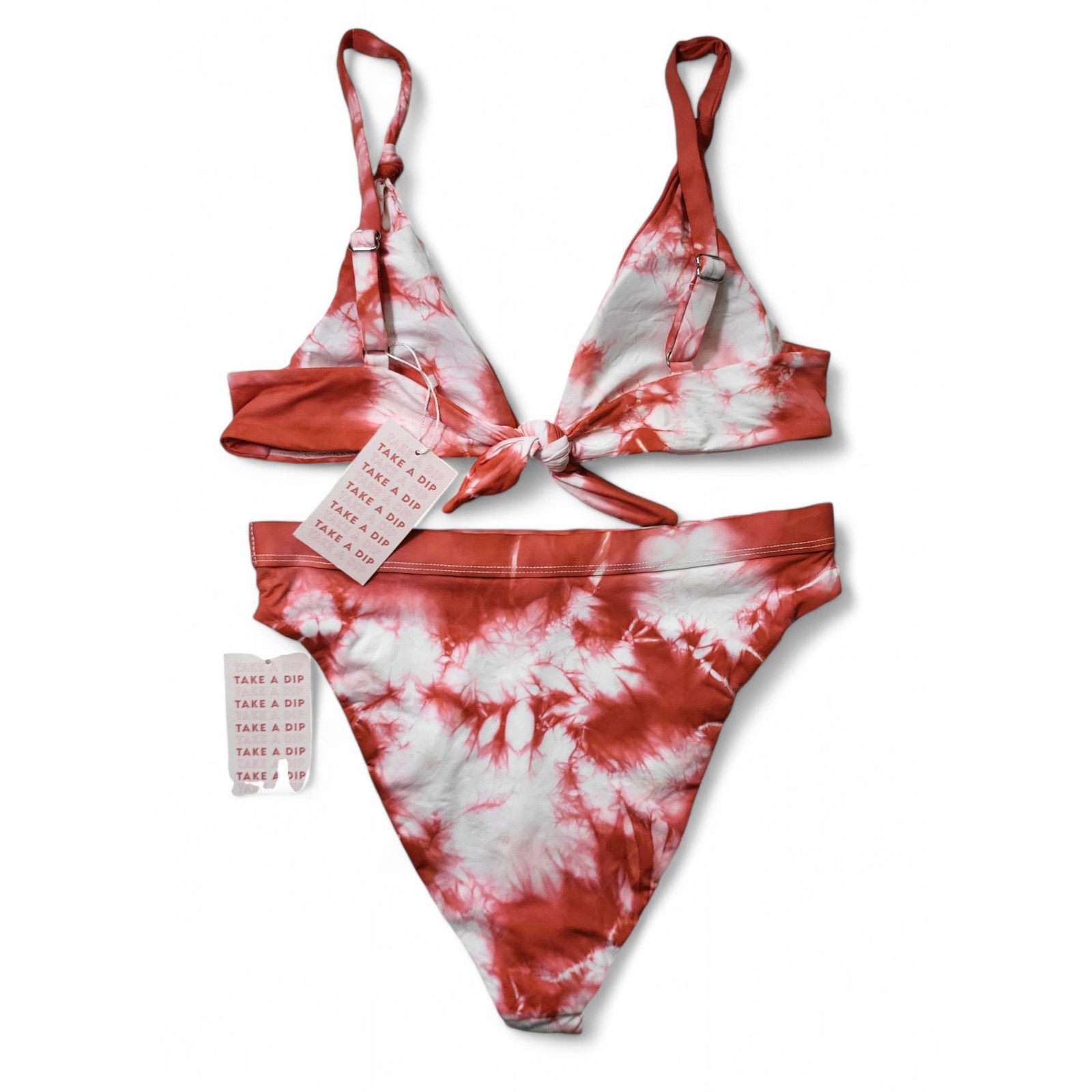 Other NWT DIPPIN DAISY'S SET Tie Dye Bikini Made in USA Size M Size M / US 6-8 / IT 42-44 - 4 Thumbnail