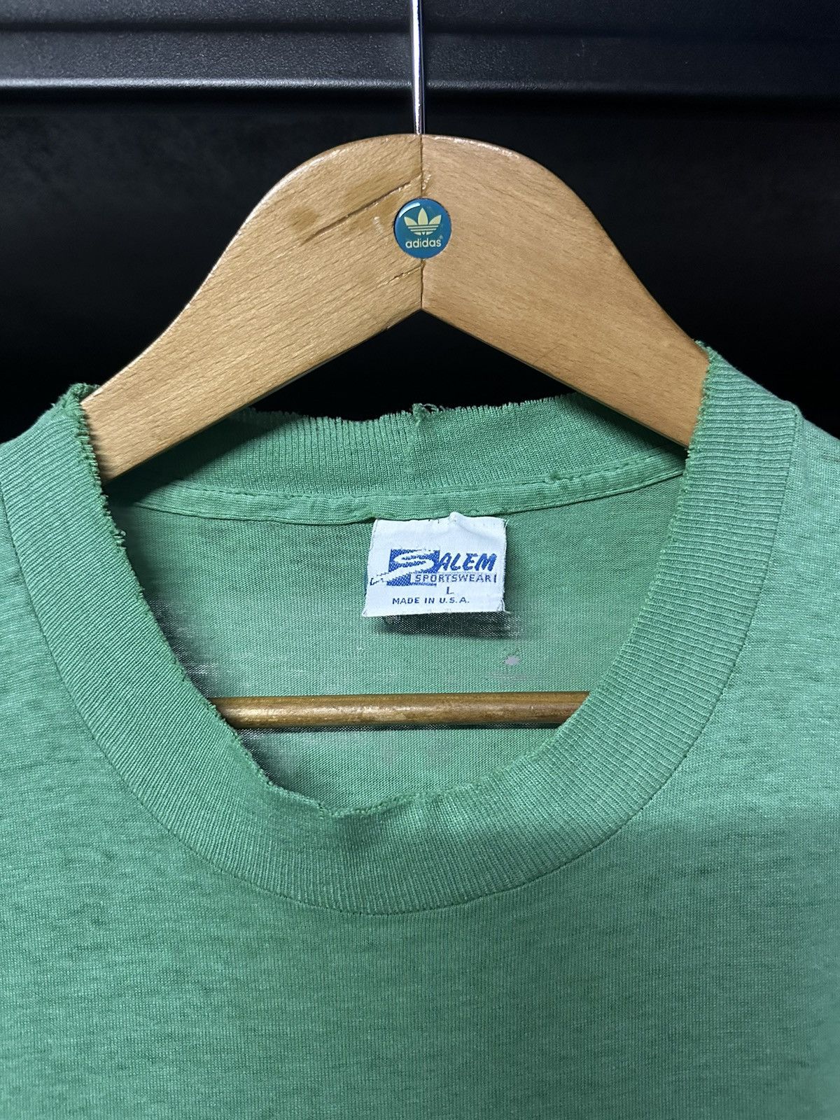 NBA × Vintage Vintage 80s Nba Larry Bird Distressed Single Stitch Tee Size US L / EU 52-54 / 3 - 8 Thumbnail