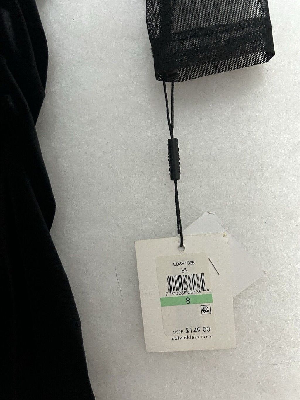 Calvin Klein NWT Calvin Klein Size 8 Soft Velvet Mesh Glam Cocktail Dress Size M / US 6-8 / IT 42-44 - 3 Thumbnail