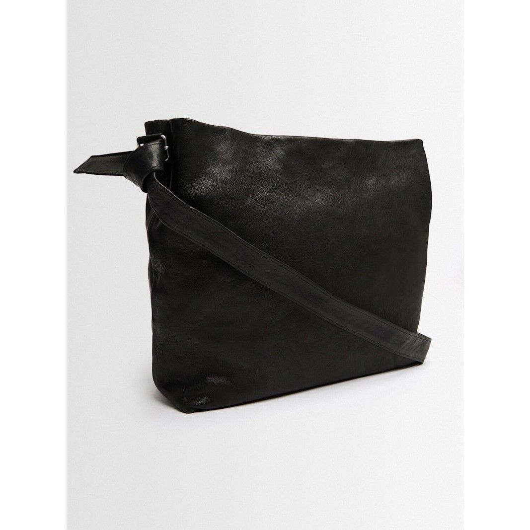 Ann Demeulemeester Ann Demeulemeester Runa Medium Soft Black Leather Shoulder B Size ONE SIZE - 3 Thumbnail