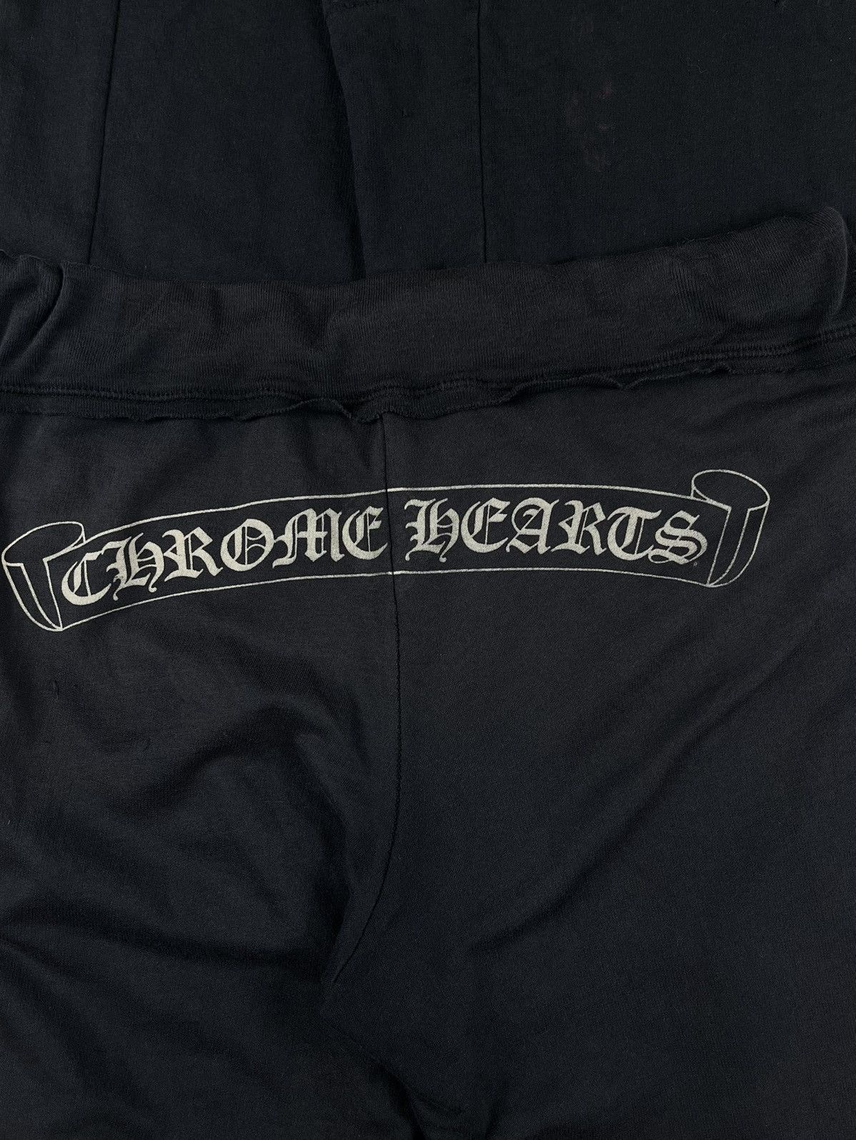 Chrome Hearts Chrome Hearts Vintage Scroll Logo Flared Sweatpants Size 26" / US 2 / IT 38 - 3 Thumbnail