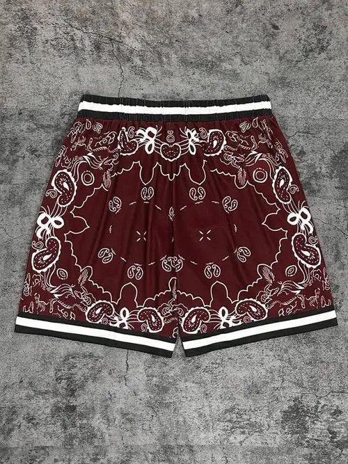 Japanese Brand Print Y2k Shorts DRIP summer Size US 36 / EU 52 - 2 Thumbnail