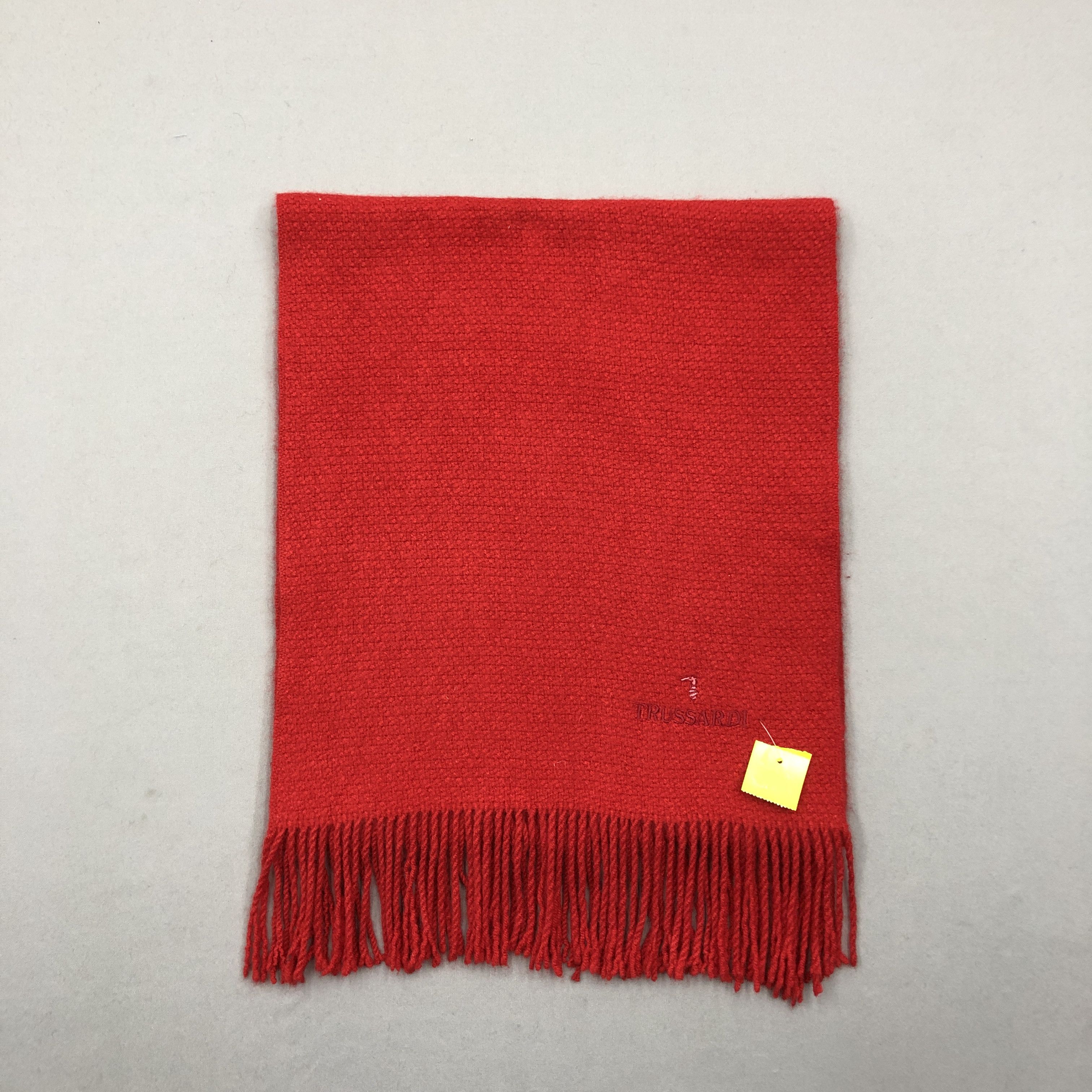 Trussardi Vintage Trussardi Scarf Muffler Wool Cashmere Scarves Size ONE SIZE - 2 Thumbnail