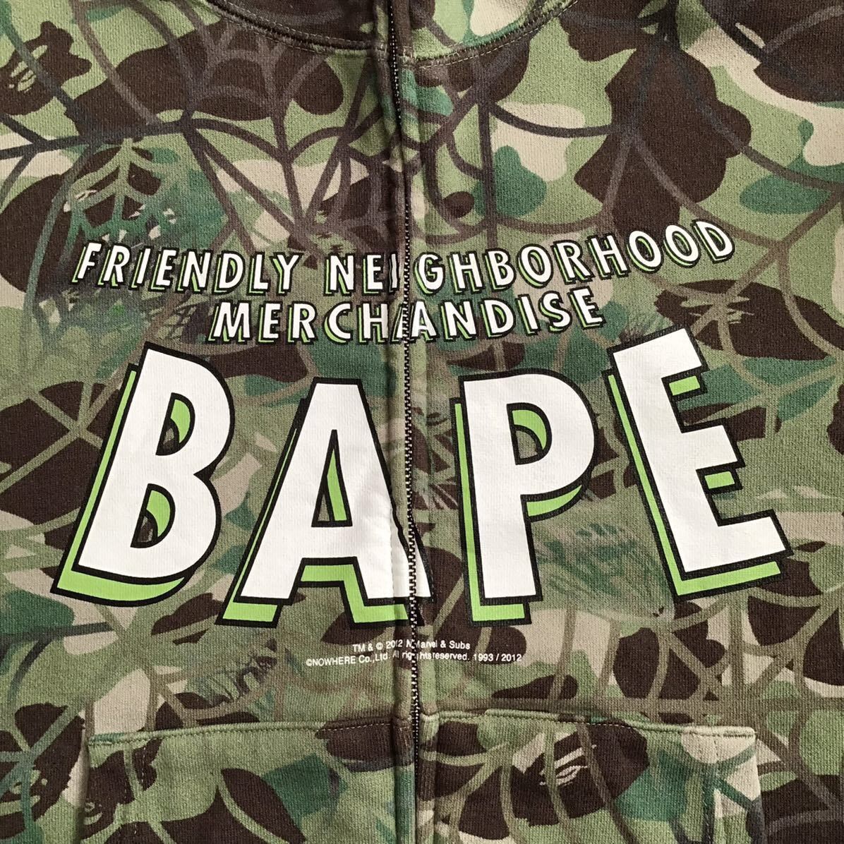 Bape × Marvel Comics × Nigo Marvel comics × BAPE camo Spiderman full zip hoodie ape NIGO Size US S / EU 44-46 / 1 - 2 Thumbnail