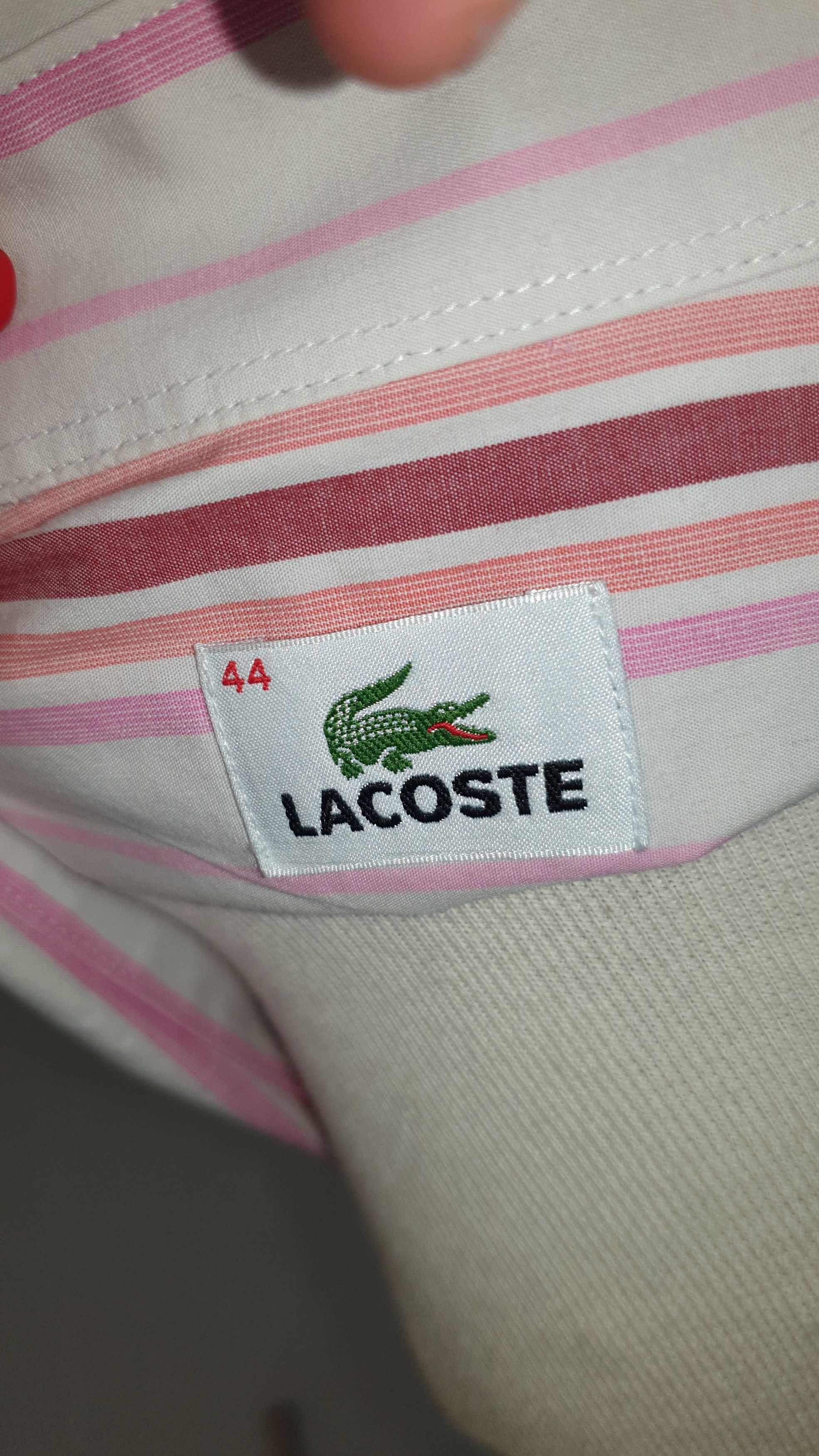 Lacoste × Vintage LACOSTE shirt for MAN size france44 (xl general) Size US XL / EU 56 / 4 - 2 Thumbnail