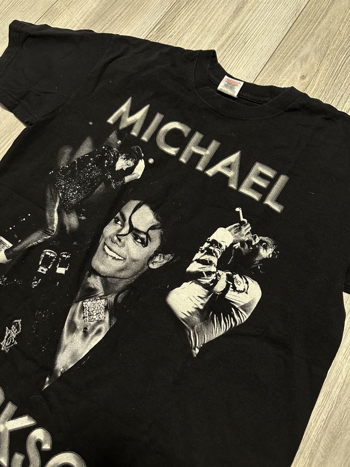 Band Tees Vintage 90s Michael Jackson Double Sided Pop Music Band Tee Size US M / EU 48-50 / 2 - 2 Thumbnail