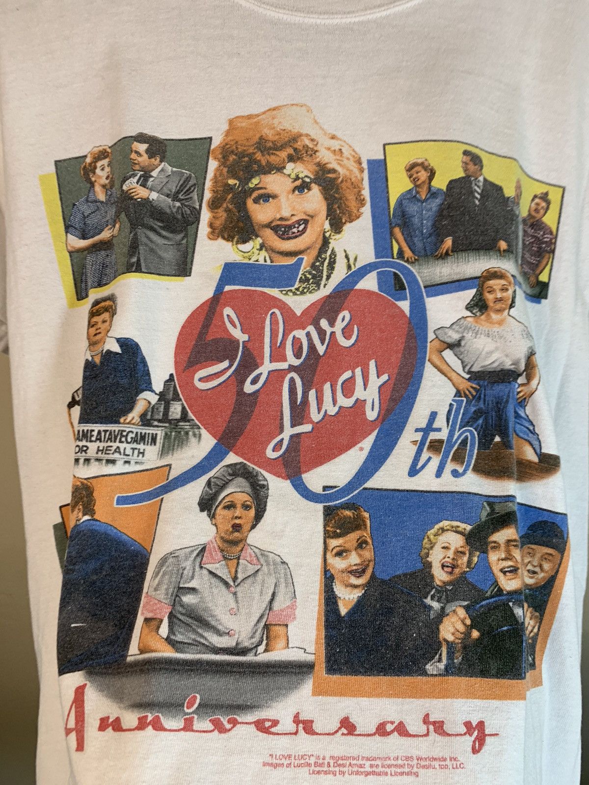 Vintage RARE Vintage 90’s I Love Lucy 50th Anniversary TV Show Shirt Size US M / EU 48-50 / 2 - 3 Thumbnail
