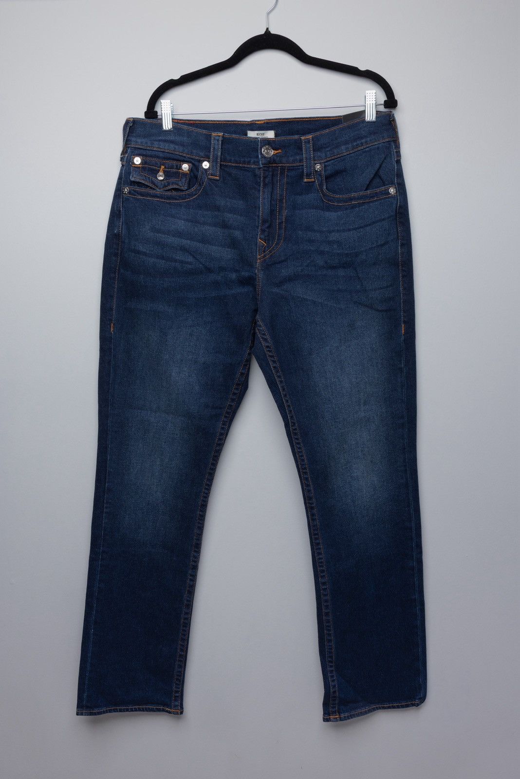 True Religion True Religion Ricky Relaxed Straight Jeans New With Tags Size US 34 / EU 50 - 1 Thumbnail
