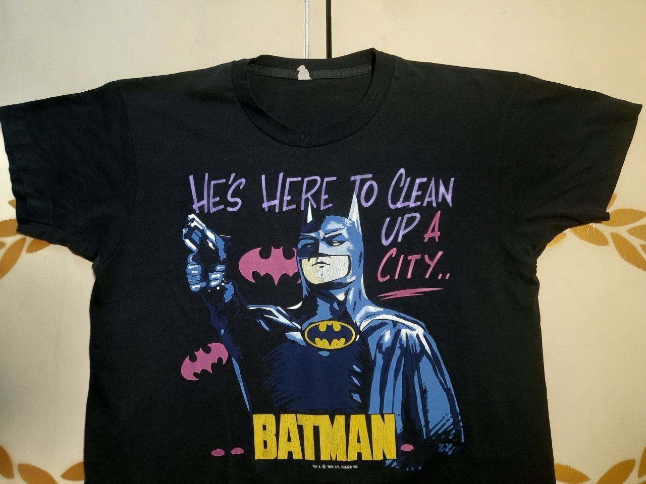 DC Comics × Vintage Batman T-Shirt 1989 Vintage Size US L / EU 52-54 / 3 - 3 Thumbnail