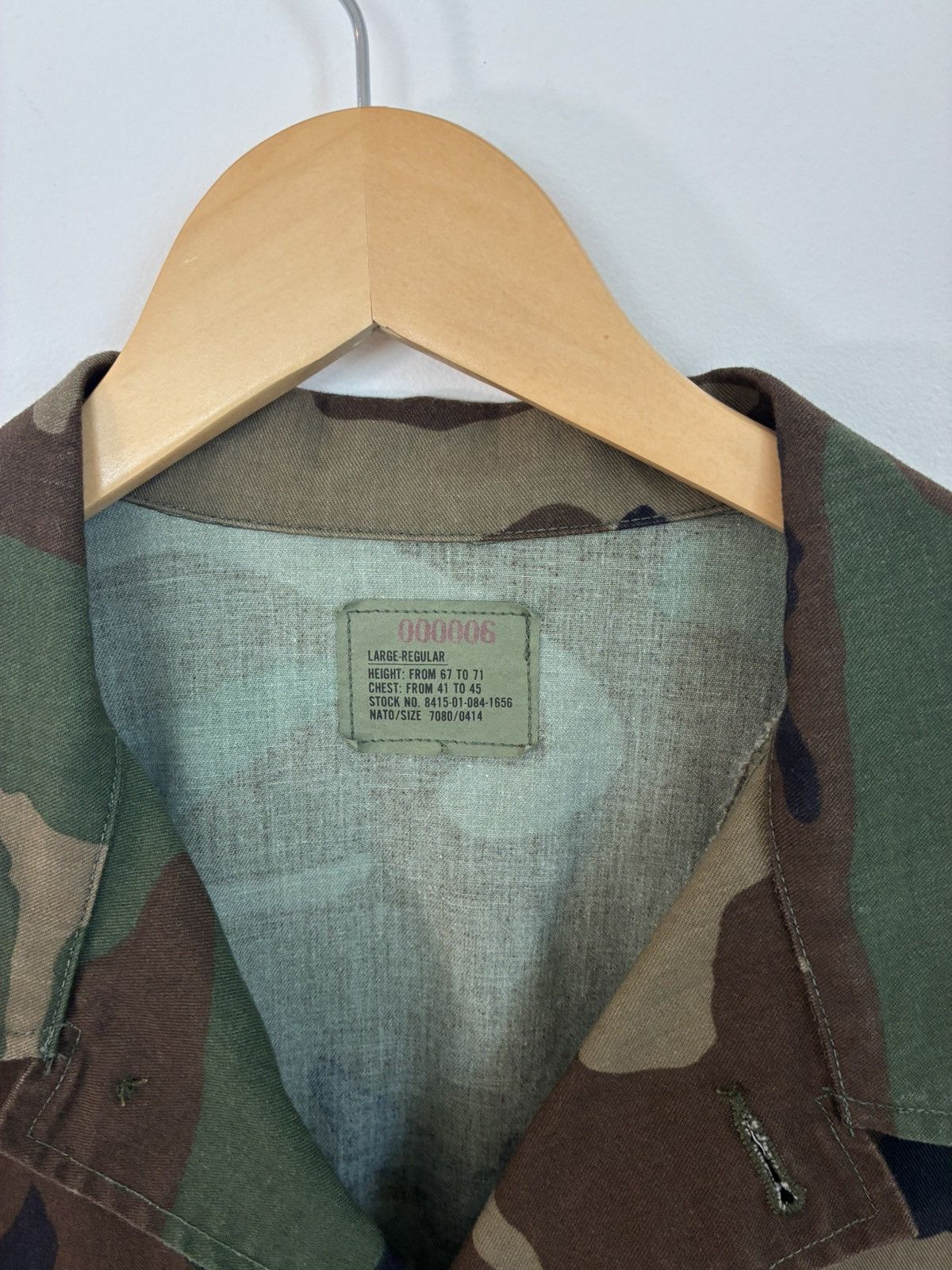 Vintage Vintage Woodland Camo Army Overshirt Jacket Size US L / EU 52-54 / 3 - 6 Thumbnail