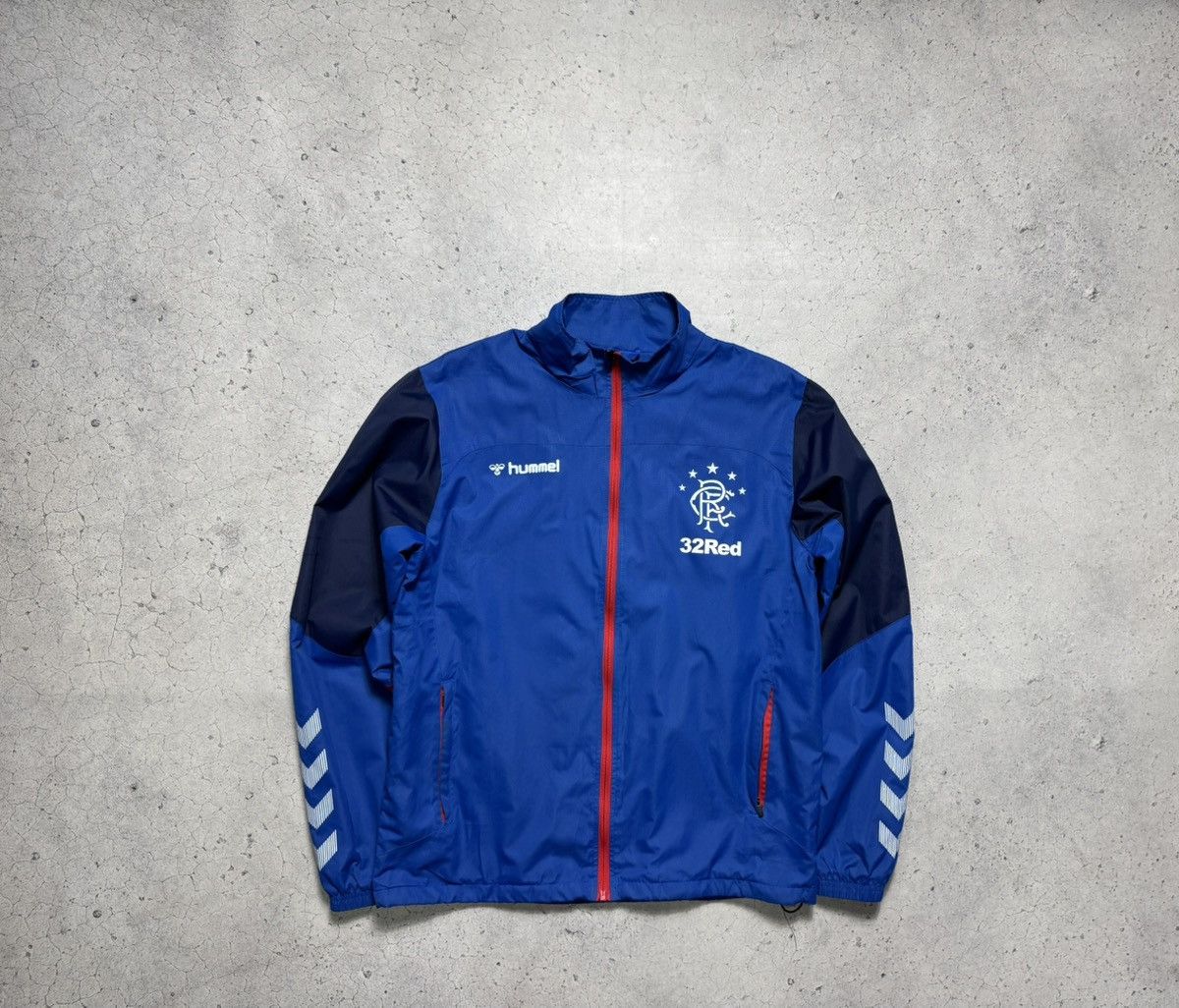 Hummel Hummel Rangers Glasgow Nylon Track Training Football Jacket Size US M / EU 48-50 / 2 - 1 Thumbnail