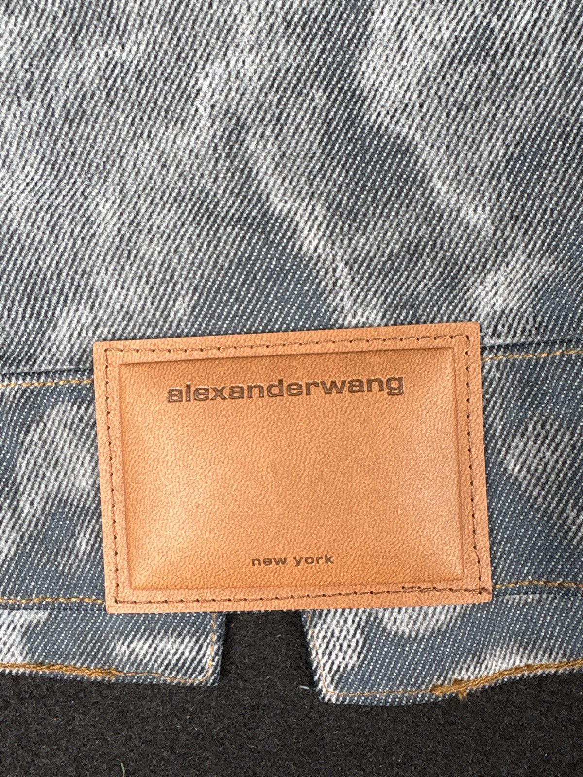 Alexander Wang × Designer Alexander Wang slim flocked trucker jacket Size S / US 4 / IT 40 - 4 Thumbnail