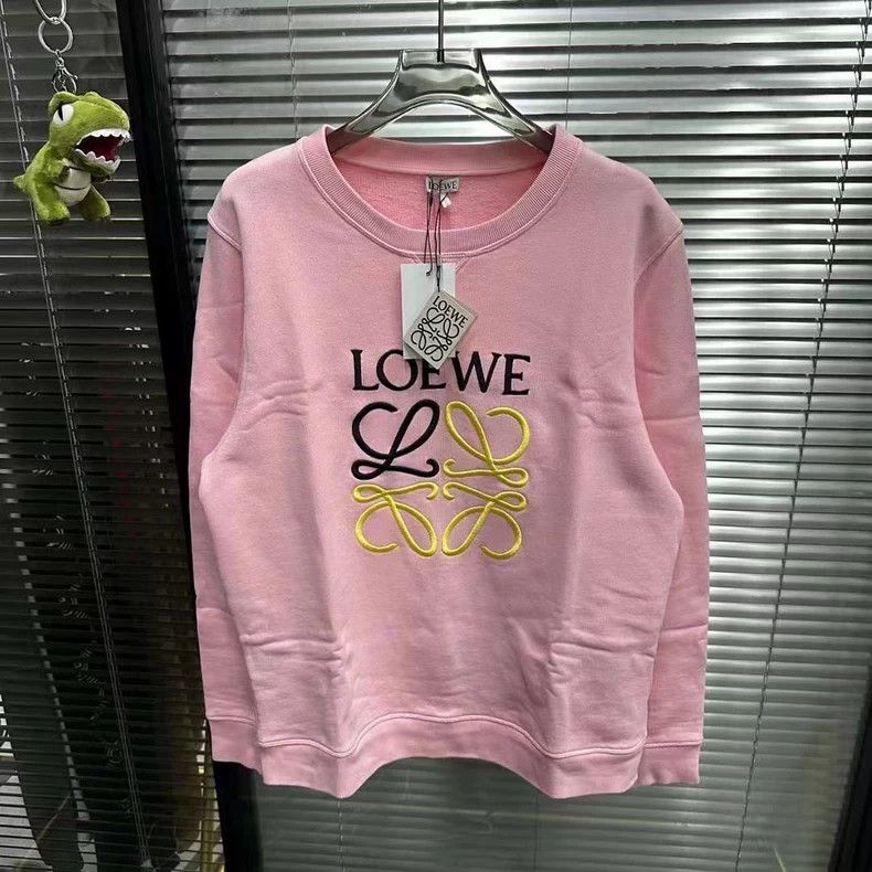 Loewe loewe Pink spliced logo sweatshirt 2506-Nextarrow Size US L / EU 52-54 / 3 - 1 Thumbnail