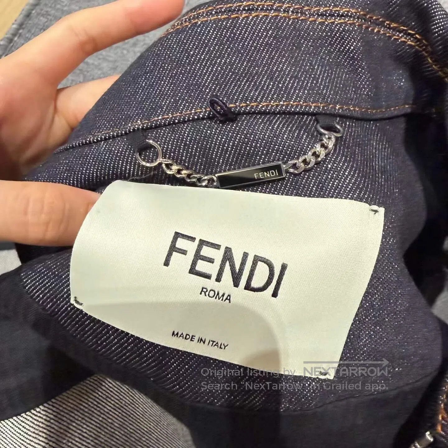 Fendi FENDI Denim Jacket| Size S / US 4 / IT 40 - 5 Thumbnail