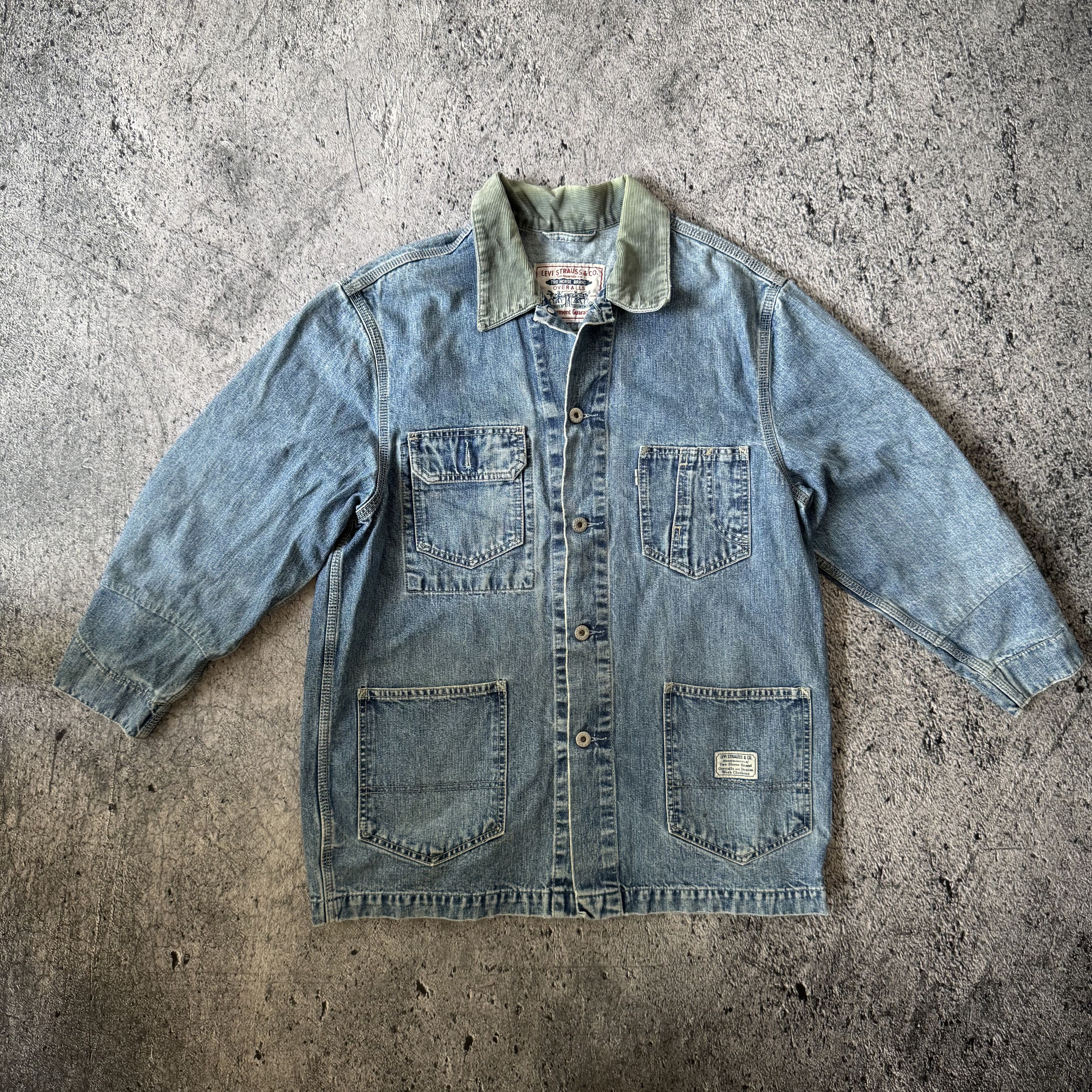 Levi's Vintage Levis Chore Coat 70665 80s Japennese Style Size M / US 6-8 / IT 42-44 - 2 Thumbnail