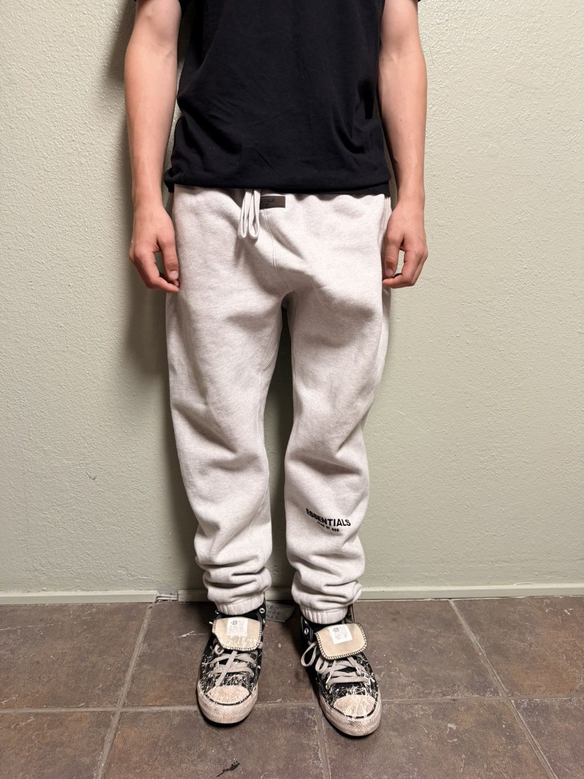 Essentials Essentials cuffed sweatpants | Grailed