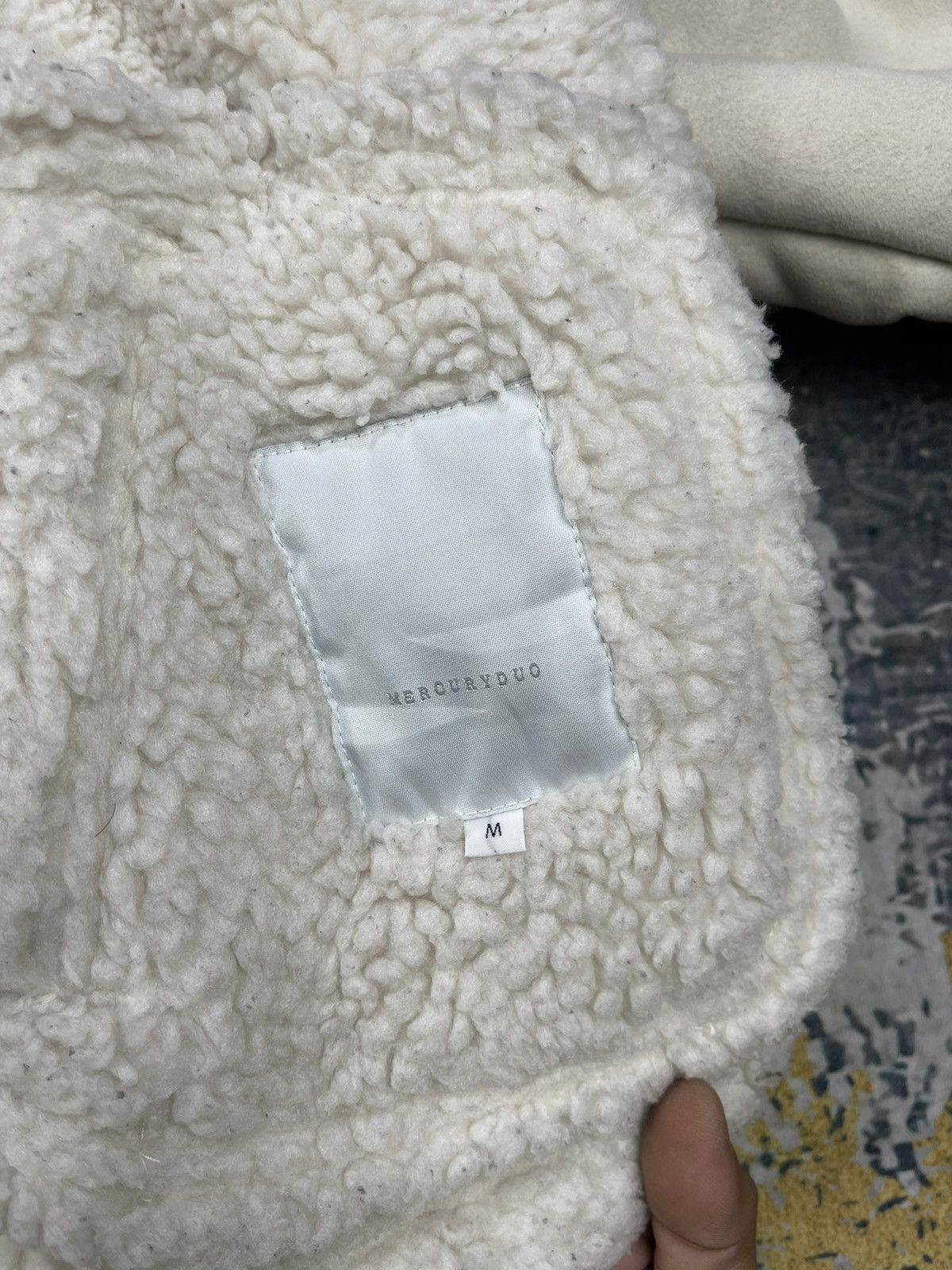 Japanese Brand Mercuryduo AW Faux Shearling Big Collar Bomber Jacket Size M / US 6-8 / IT 42-44 - 17 Thumbnail