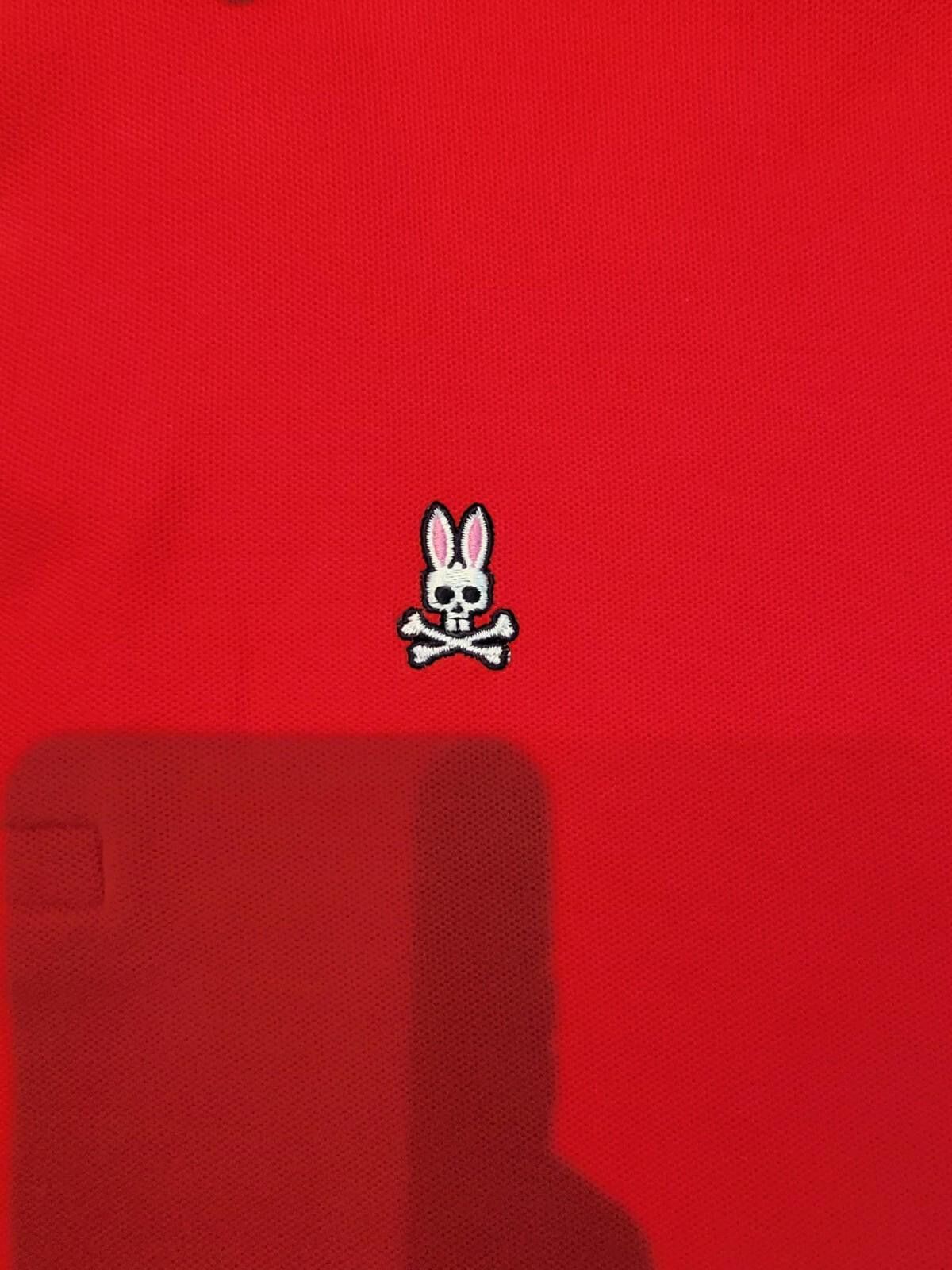 Psycho Bunny PSYCHO BUNNY NWT MEN'S CLASSIC POLO BRILLIANT RED Size US L / EU 52-54 / 3 - 5 Thumbnail