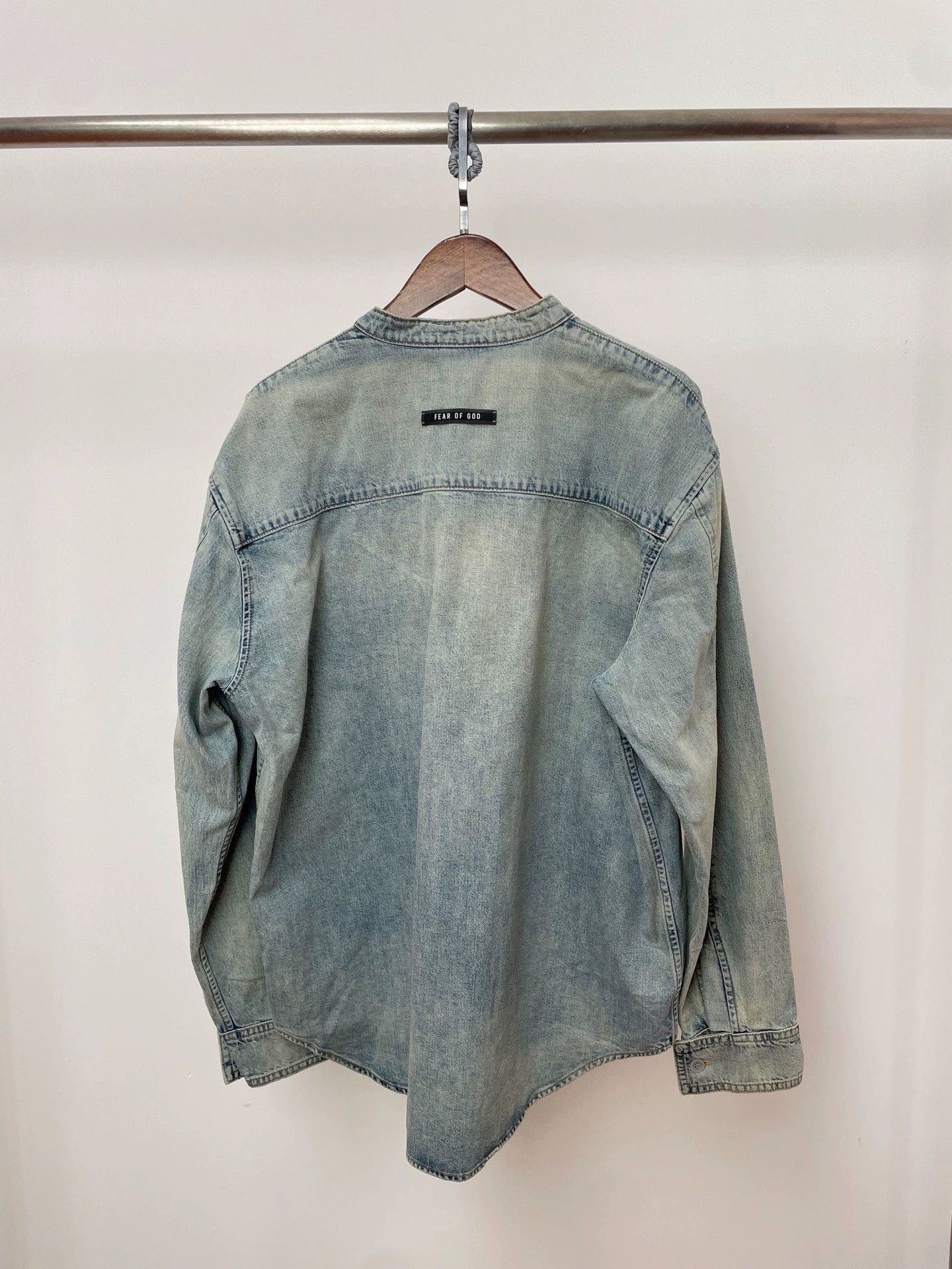 Fear of God Fear of God S6 Mainline OS Denim Jacket S Size US S / EU 44-46 / 1 - 2 Thumbnail