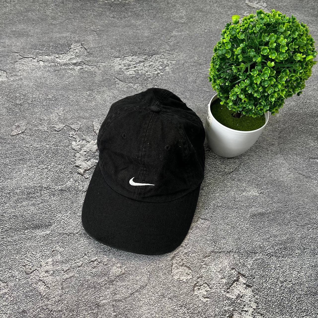 Nike Vintage Big logo Nike HatBlack Classic Pro Fitted Swoosh 90s Size ONE SIZE - 8 Thumbnail