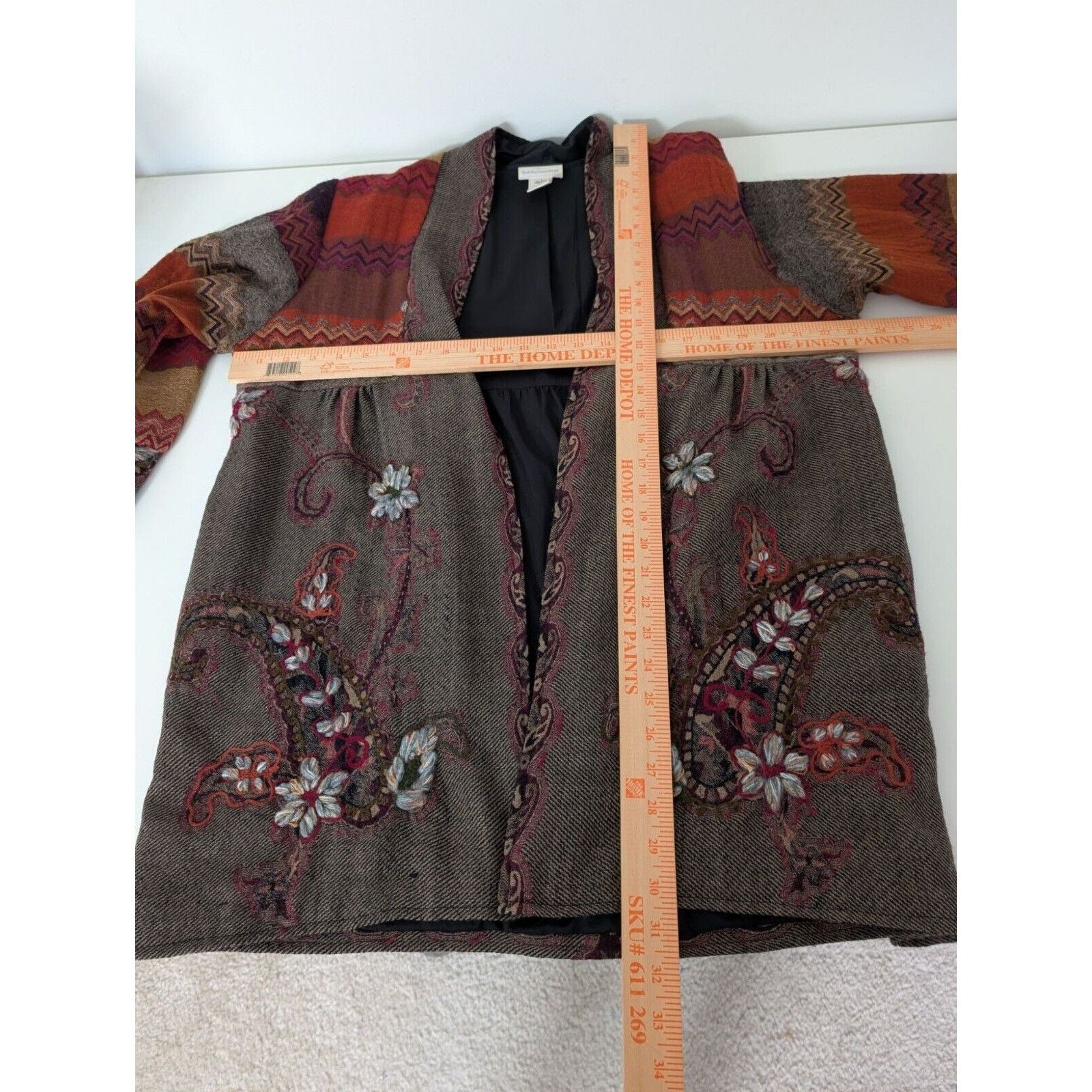 Designer Soft Surroundings Floral Izmir Tapestry Jacket Womens Size L Size L / US 10 / IT 46 - 12 Thumbnail