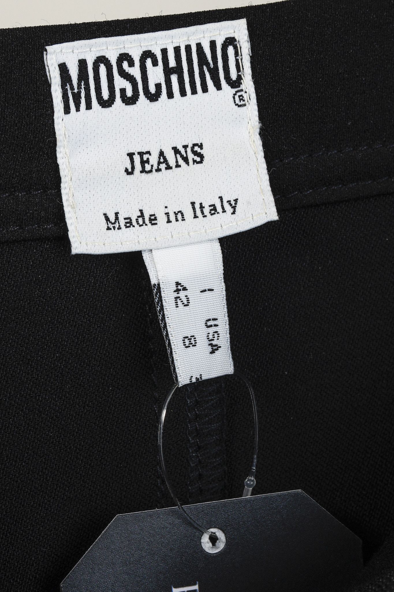 Moschino Moschino Jeans Black Double Zip Skirt Size 28" / US 6 / IT 42 - 4 Thumbnail
