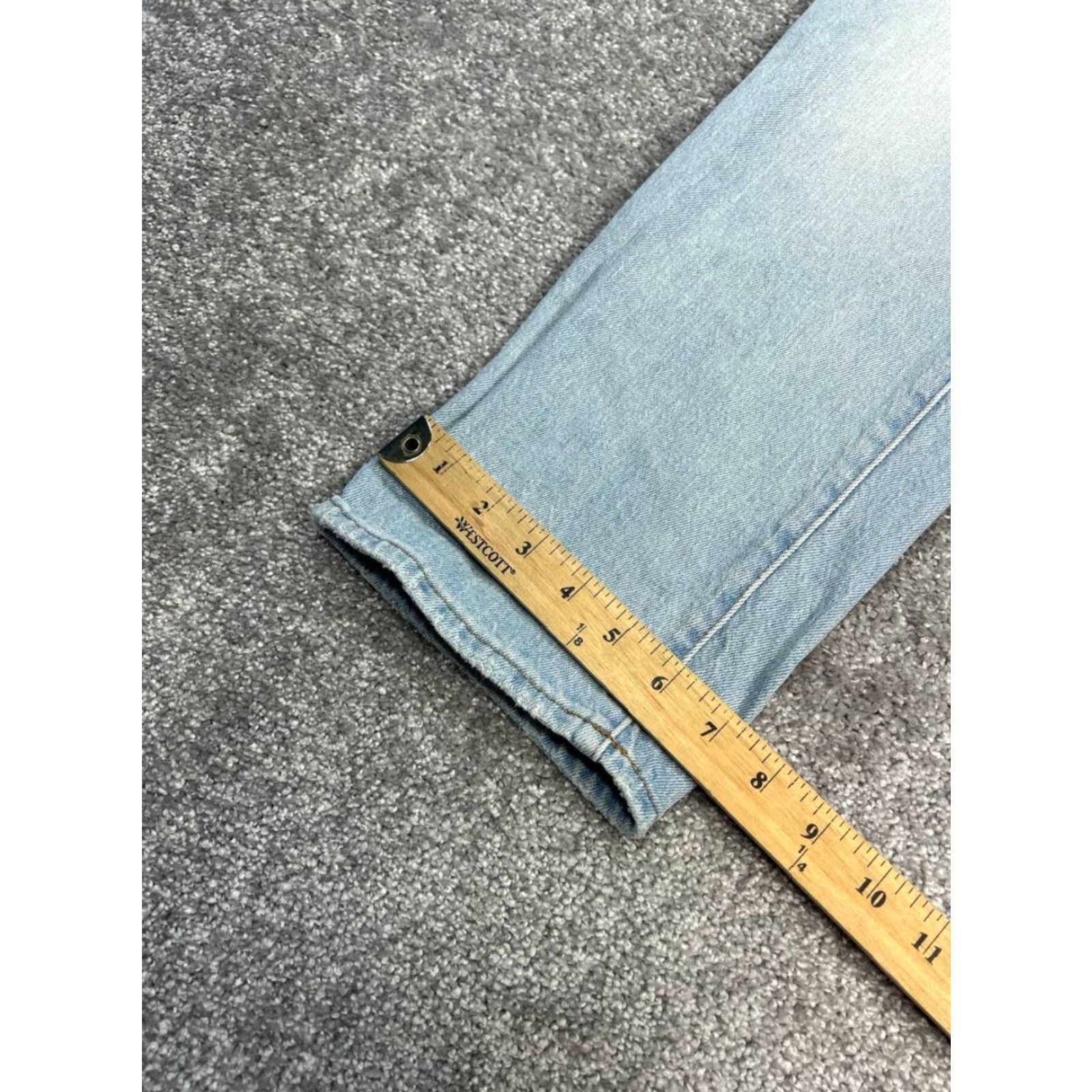 Madewell Madewell The Perfect Vintage Straight Jeans Womens 26 Blue Denim Mid Rise 27x25 Size 26" / US 2 / IT 38 - 6 Thumbnail