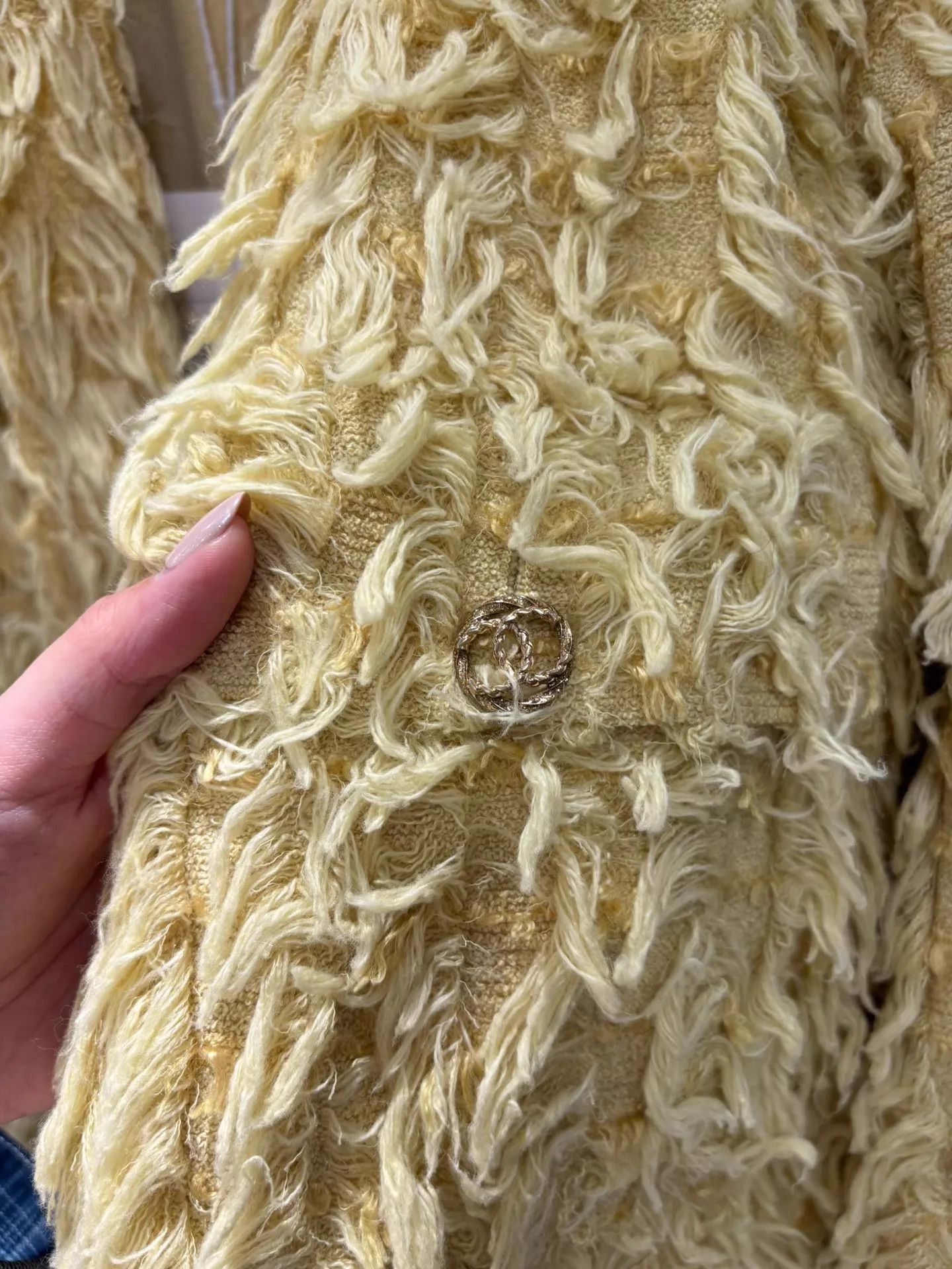Chanel Chanel Mustard Yellow Fringe Runway Jacket 38 (Mint) Size S / US 4 / IT 40 - 2 Thumbnail