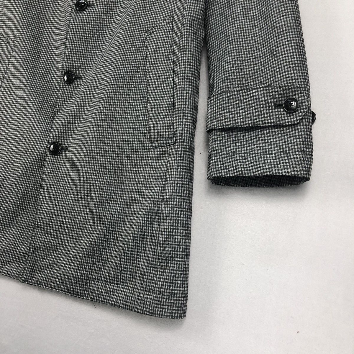 Takeo Kikuchi Vintage Takeo Kikuchi Houndstooth Fishtail Long Jacket Size US M / EU 48-50 / 2 - 3 Thumbnail