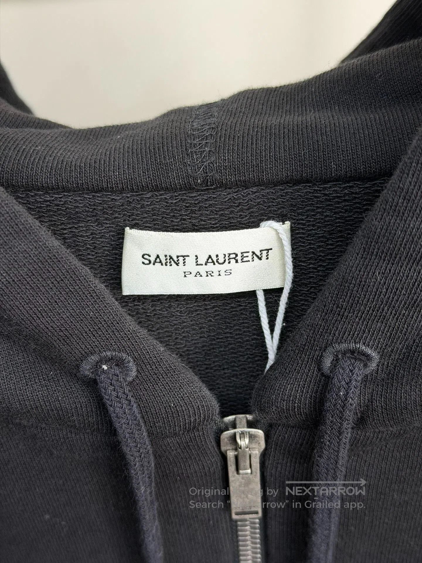 Yves Saint Laurent Saint Laurent YSL Logo Zip Hoodie XXL. Size US XXL / EU 58 / 5 - 3 Thumbnail