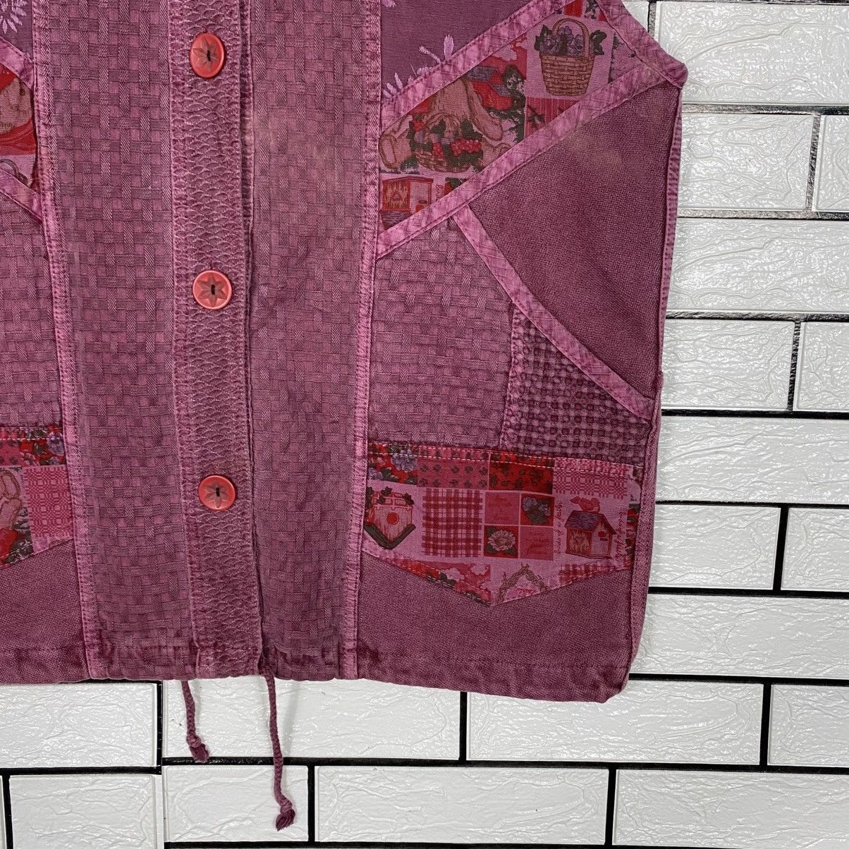 Japanese Brand 📌Patchwork Design Vest Jacket Unbranded Issey Miyake Size US M / EU 48-50 / 2 - 6 Thumbnail