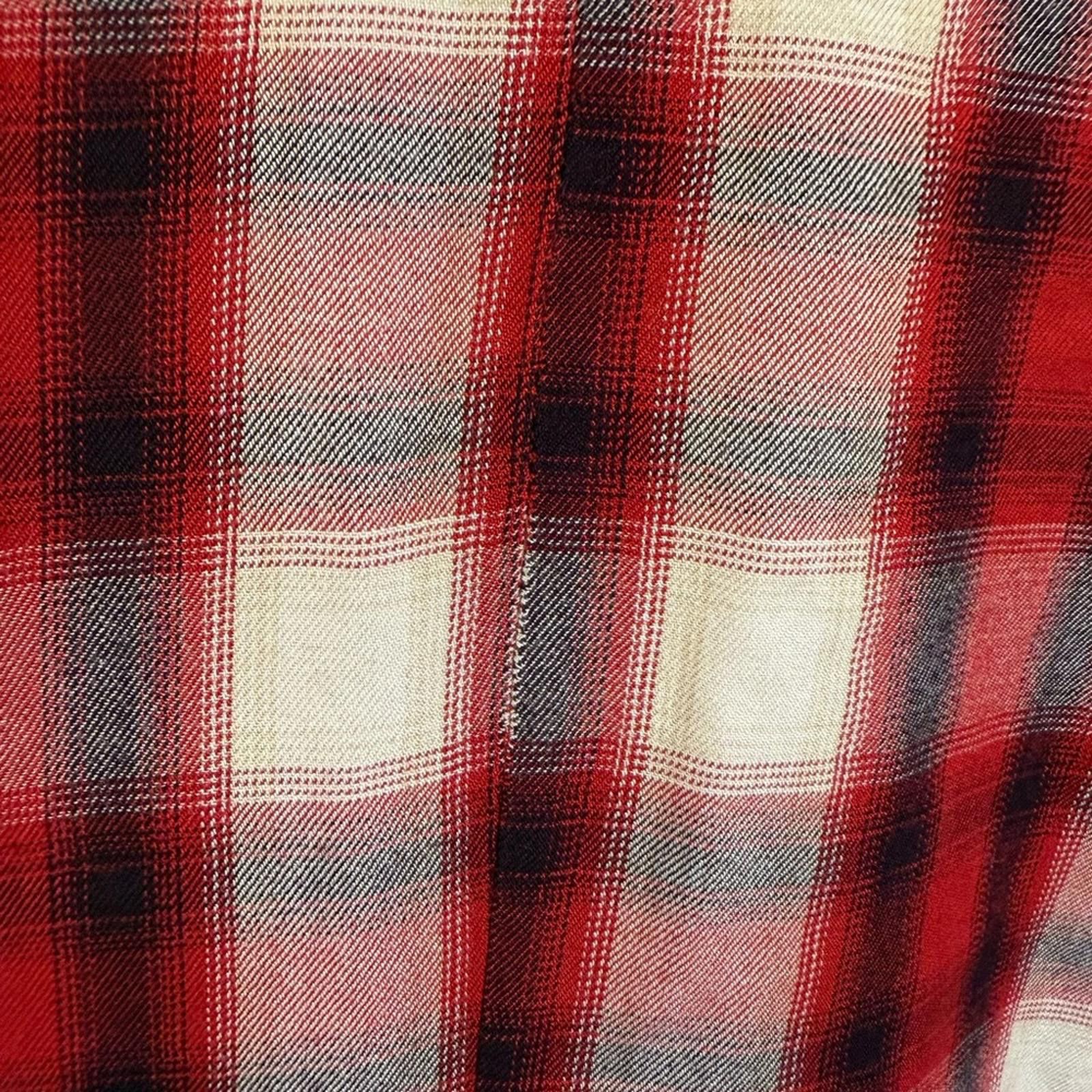 Other Beachlunchlounge retro red plaid ruffled top SZ M Size M / US 6-8 / IT 42-44 - 12 Thumbnail